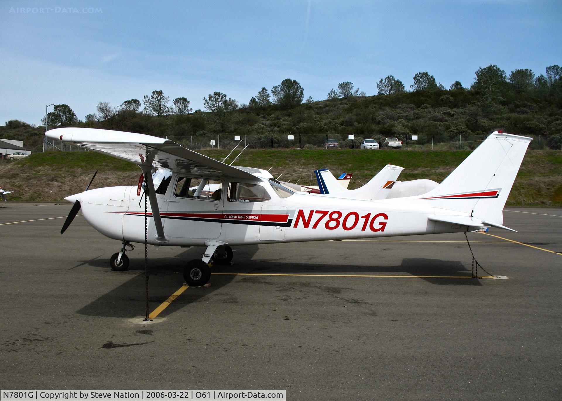 N7801G, 1970 Cessna 172L C/N 17259501, Locally-based 1970 Cessna 172L operating as California Flight Solutions (titles) @ Cameron Airpark, CA