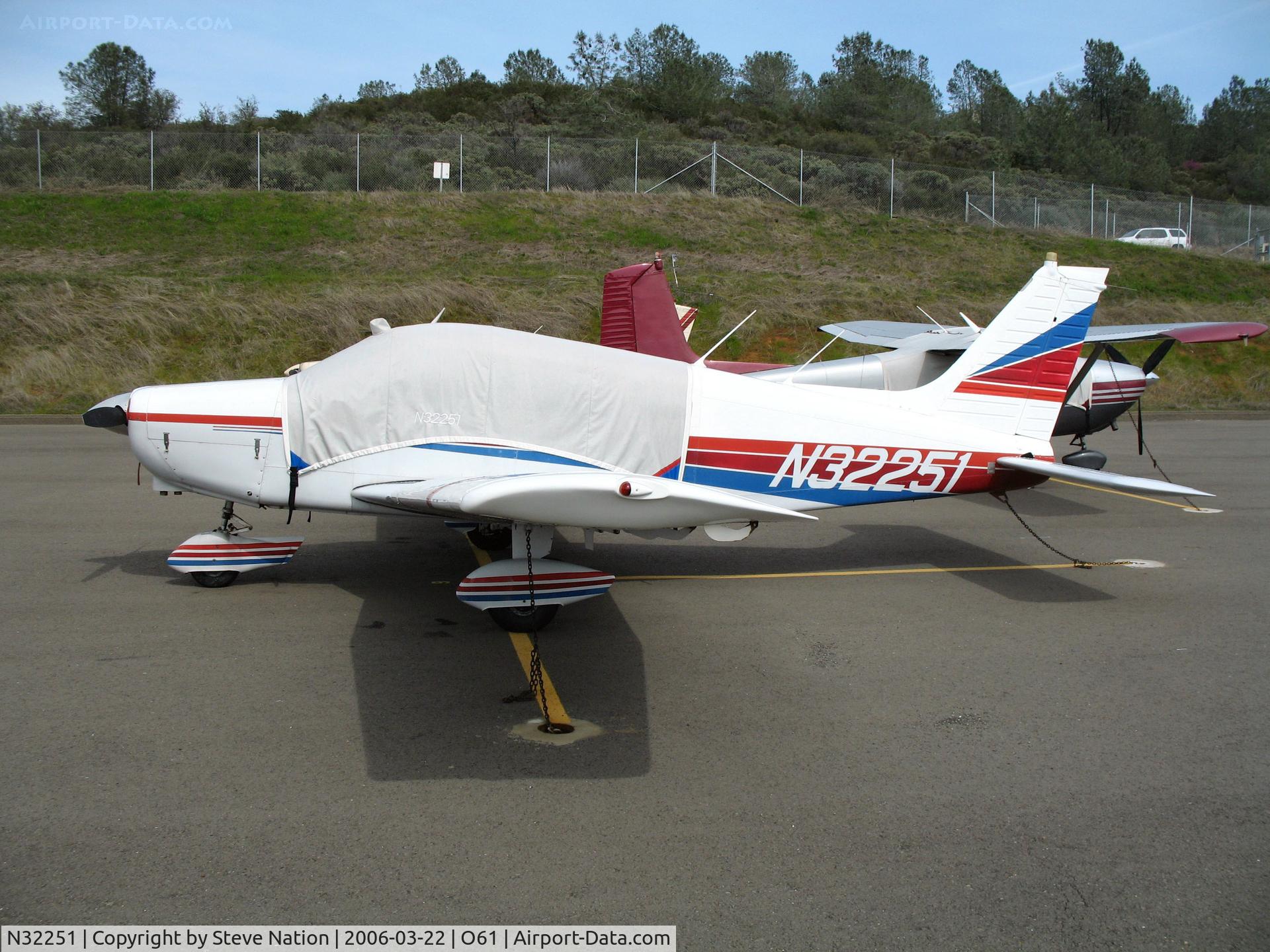 N32251, 1974 Piper PA-28-151 C/N 28-7515104, Locally-based 1974 Piper PA-28-151 with cockpit cover @ Cameron Airpark, C