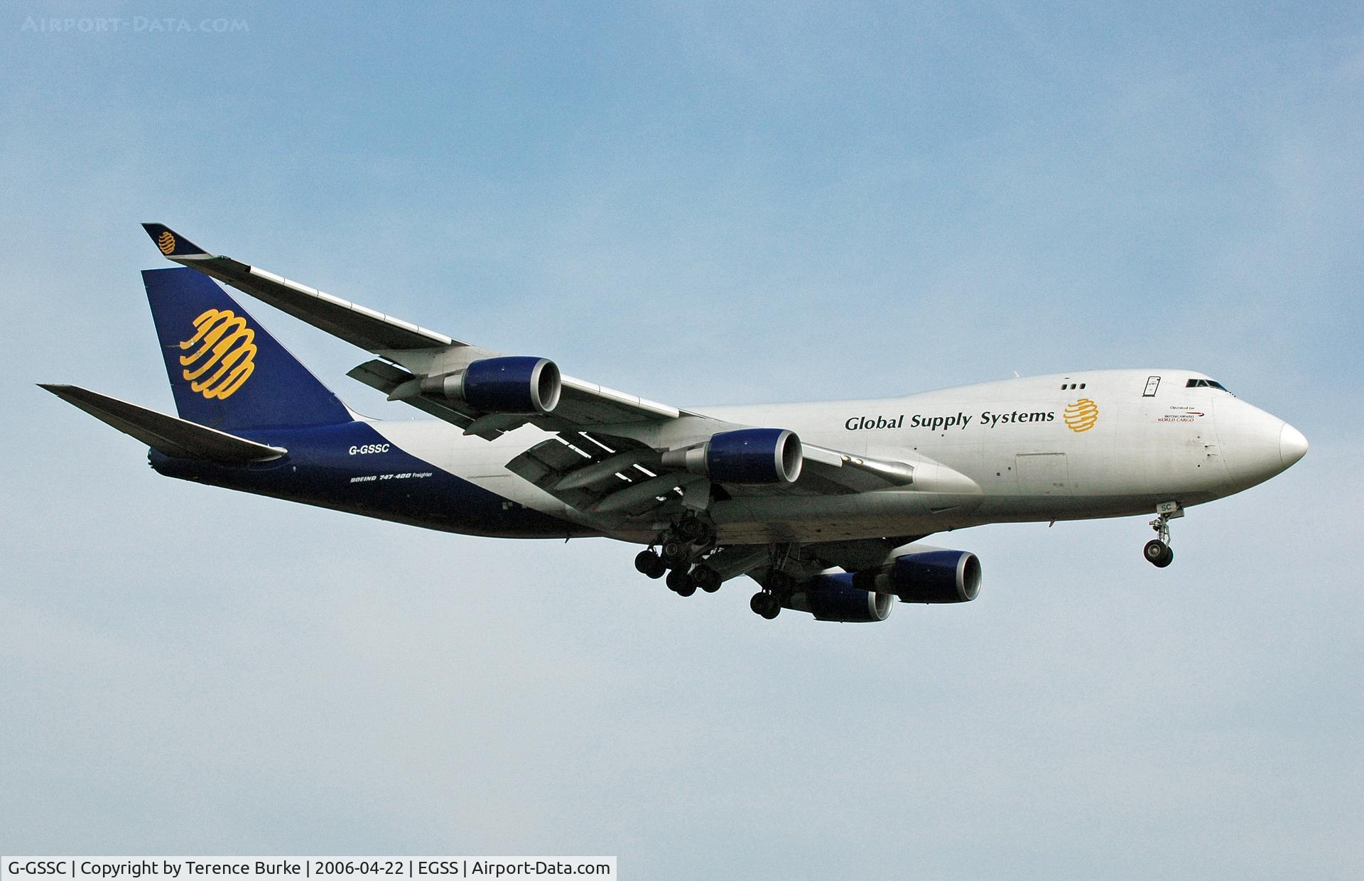 G-GSSC, 1998 Boeing 747-47UF C/N 29255, Stansted, April 2006