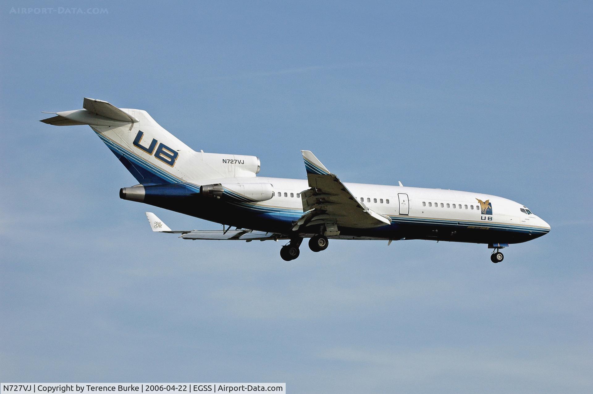 N727VJ, 1967 Boeing 727-44 C/N 19318, Stansted,  April 2006