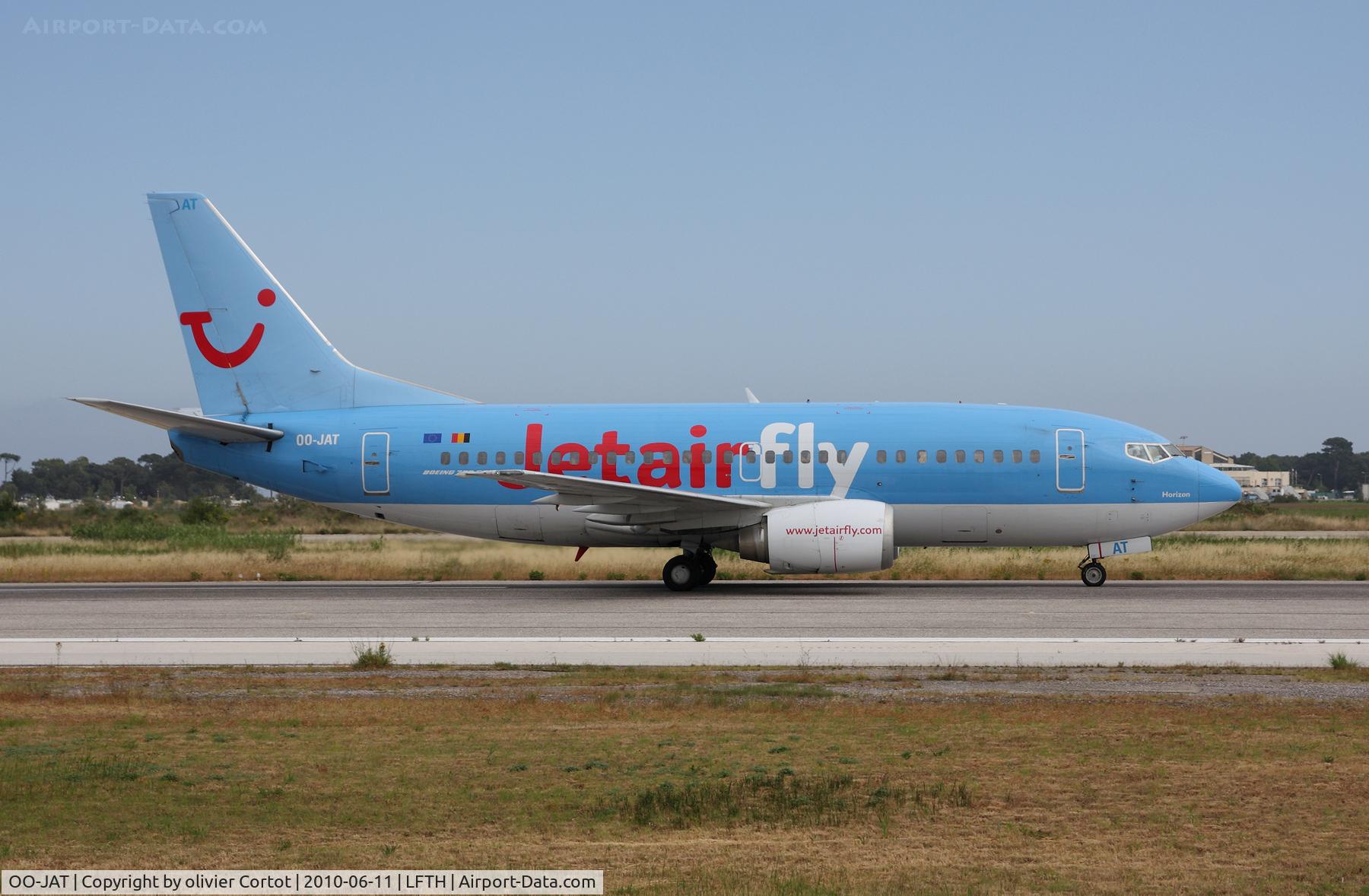 OO-JAT, 1990 Boeing 737-5K5 C/N 24927, Hyeres airport