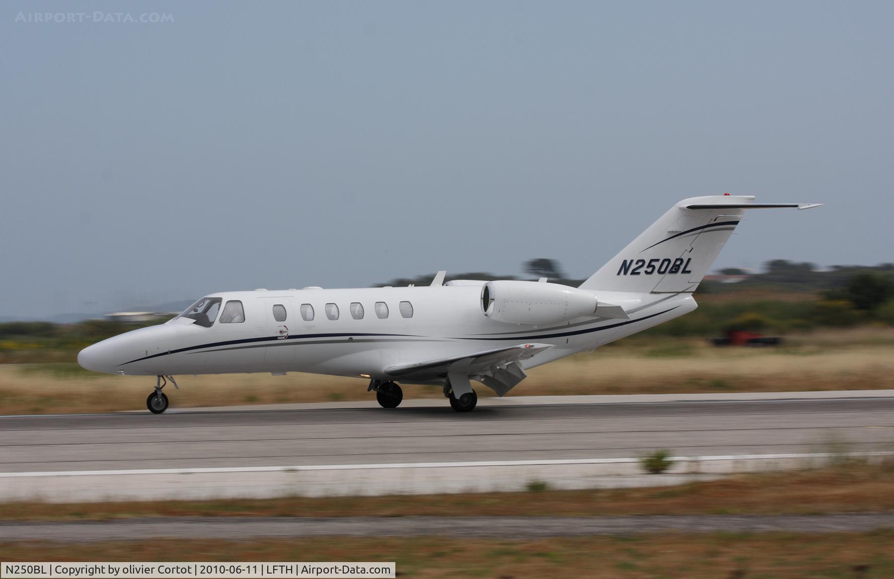 N250BL, 2008 Cessna 525A CitationJet CJ2+ C/N 525A-0403, Hyeres airport
