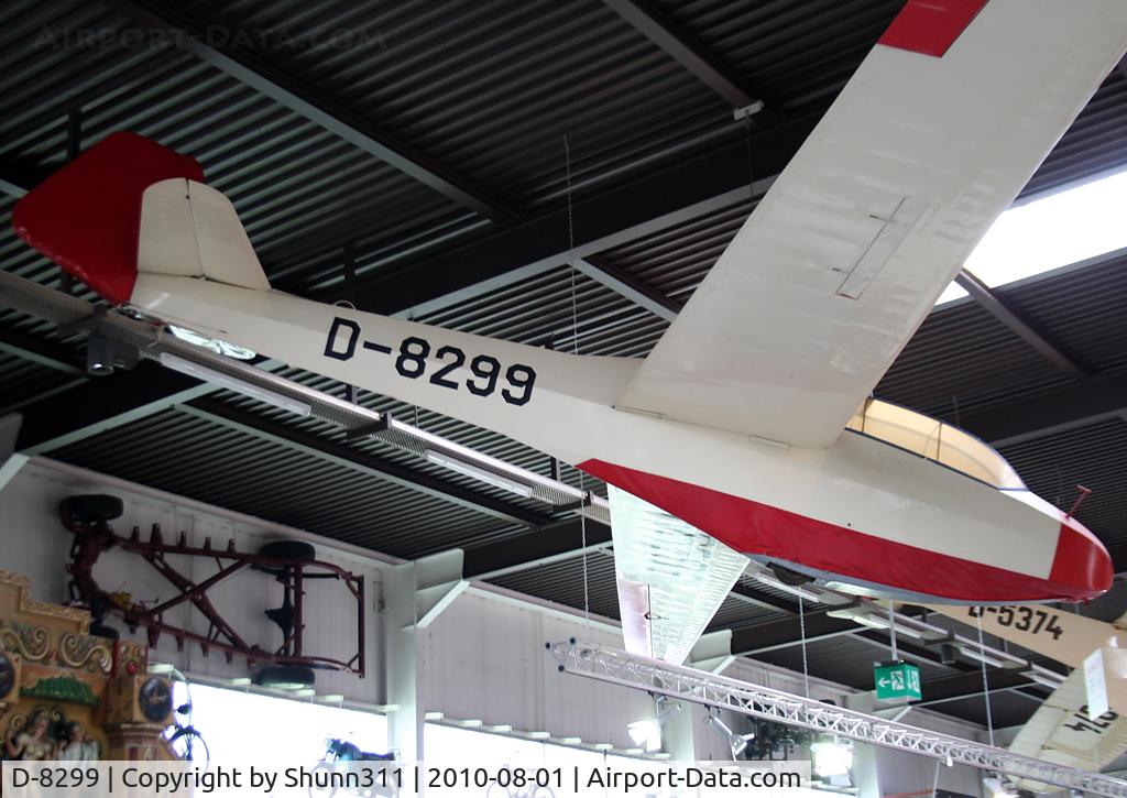 D-8299, Scheibe Mu-13E Bergfalke II C/N Not found D-8299, Preserved Scheibe Bergfalke II @ Sinsheim Museum...