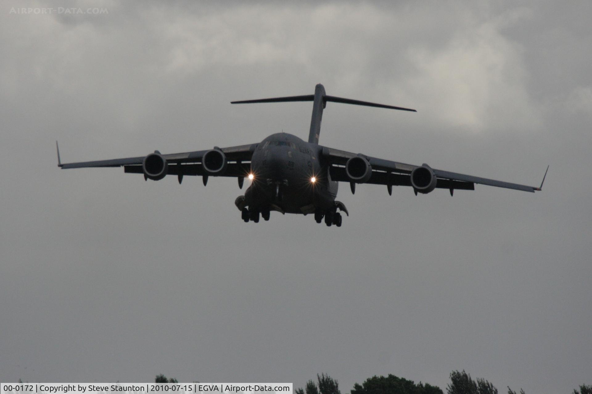00-0172, 2001 Boeing C-17A Globemaster III C/N P-72, Taken at the Royal International Air Tattoo 2010