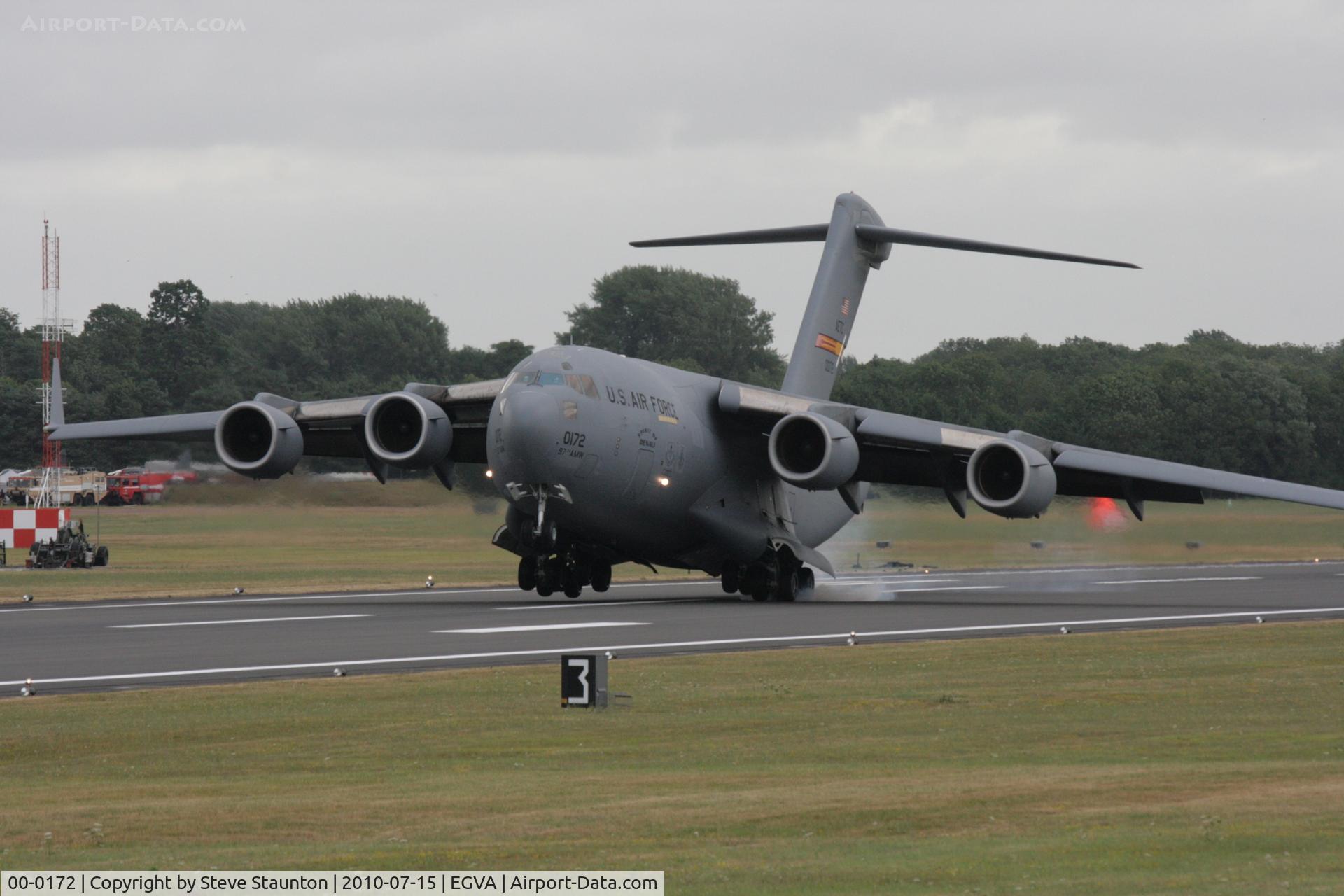 00-0172, 2001 Boeing C-17A Globemaster III C/N P-72, Taken at the Royal International Air Tattoo 2010