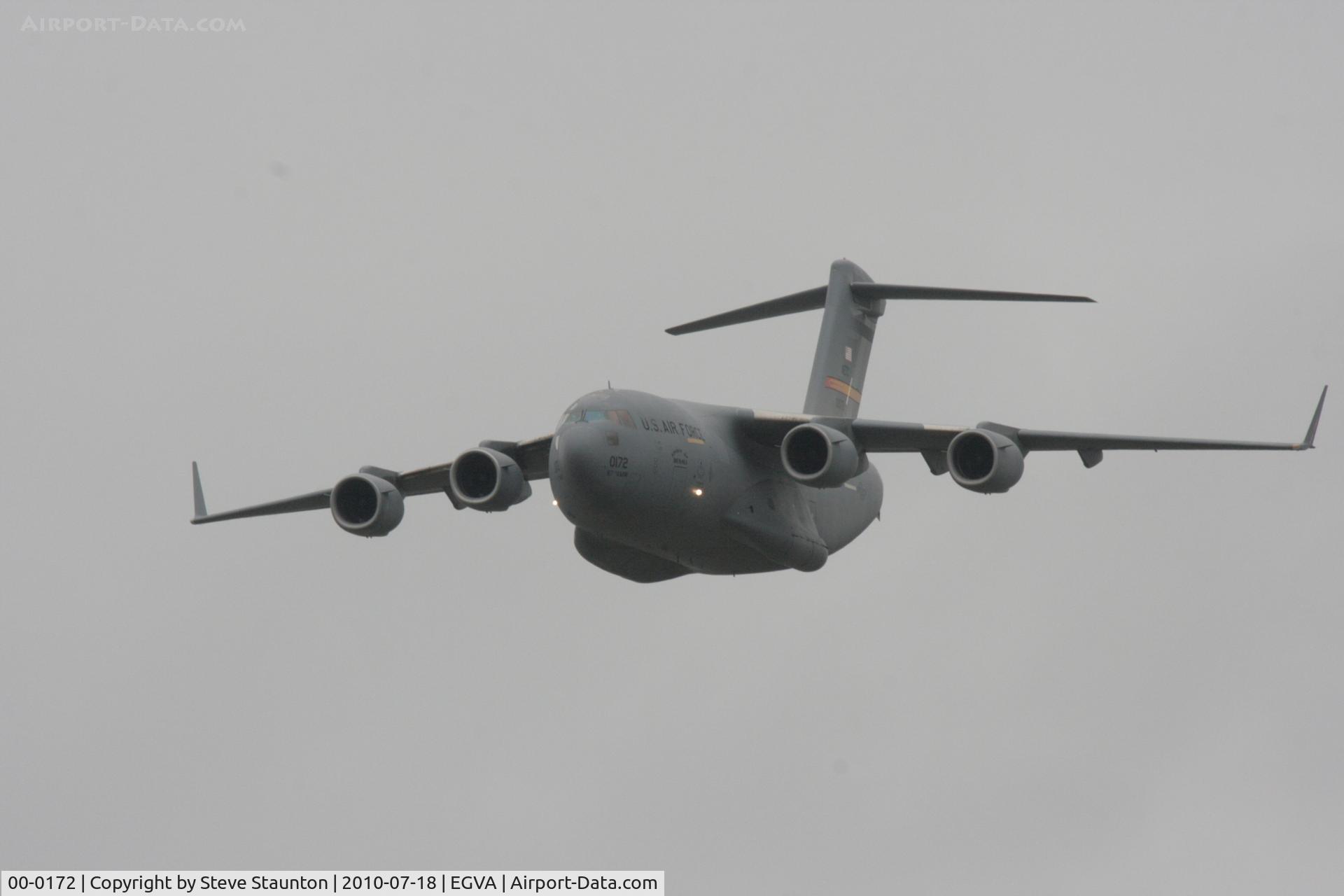 00-0172, 2001 Boeing C-17A Globemaster III C/N P-72, Taken at the Royal International Air Tattoo 2010