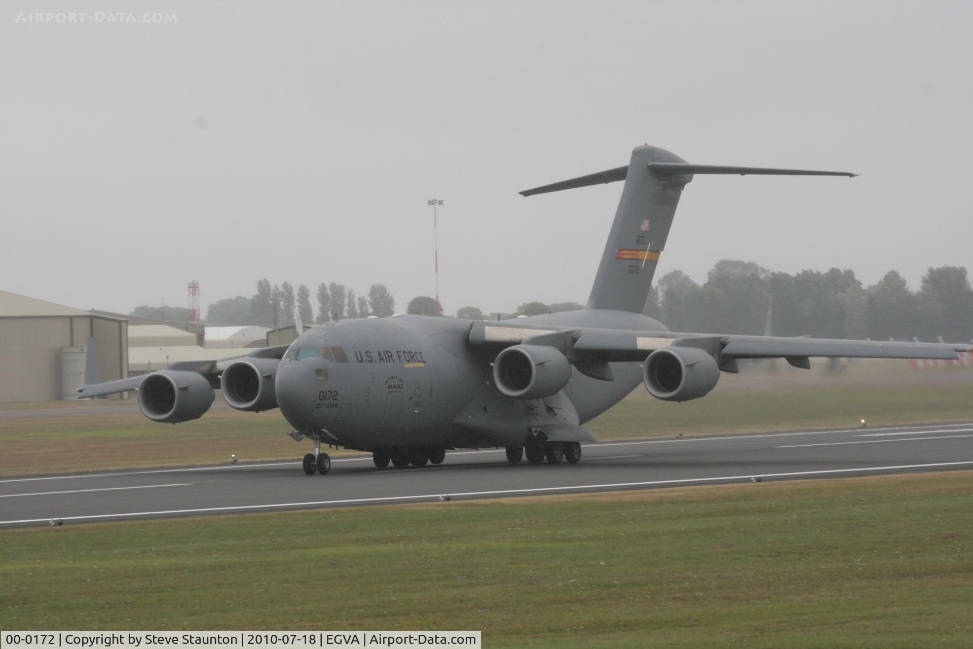 00-0172, 2001 Boeing C-17A Globemaster III C/N P-72, Taken at the Royal International Air Tattoo 2010