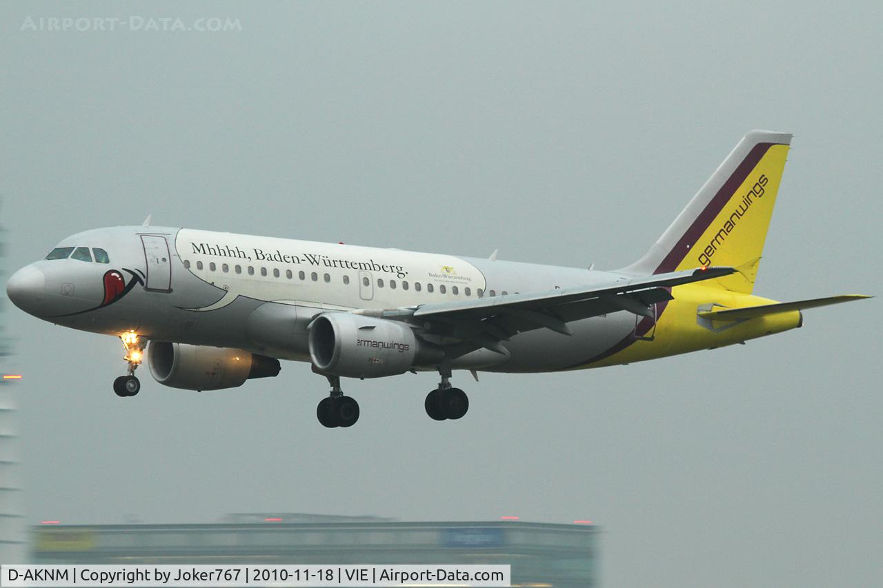 D-AKNM, 1999 Airbus A319-112 C/N 1089, Germanwings
