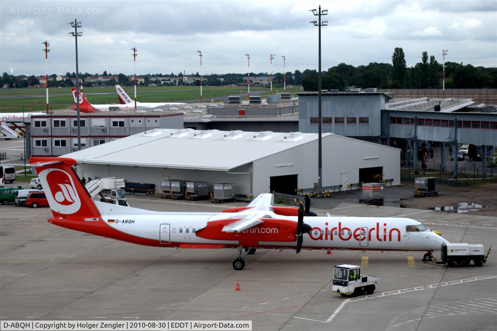D-ABQH, 2009 De Havilland Canada DHC-8-402 Dash 8 C/N 4256, Next destination: Nuremburg.