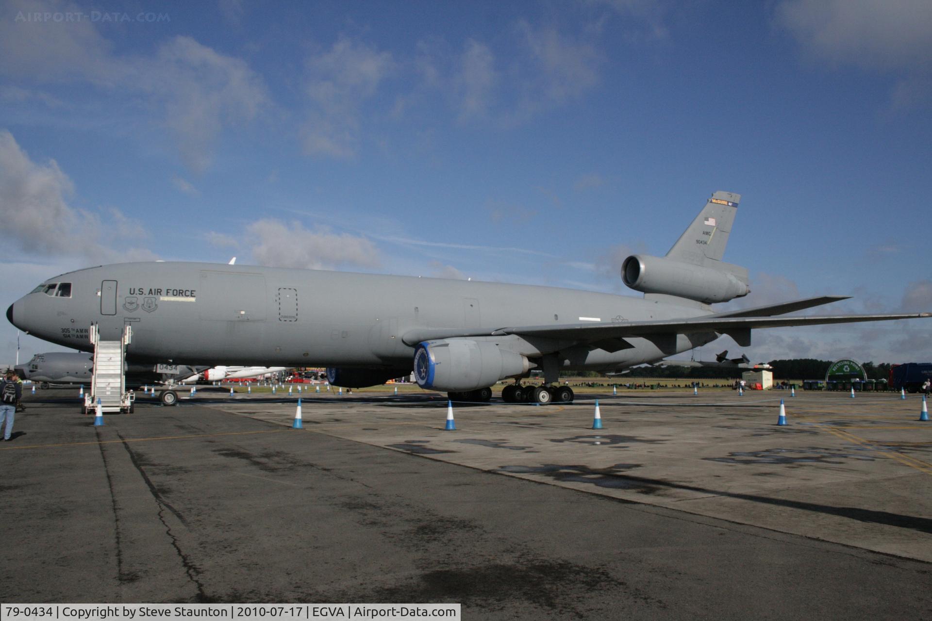 79-0434, 1979 McDonnell Douglas KC-10A Extender C/N 48201, Taken at the Royal International Air Tattoo 2010
