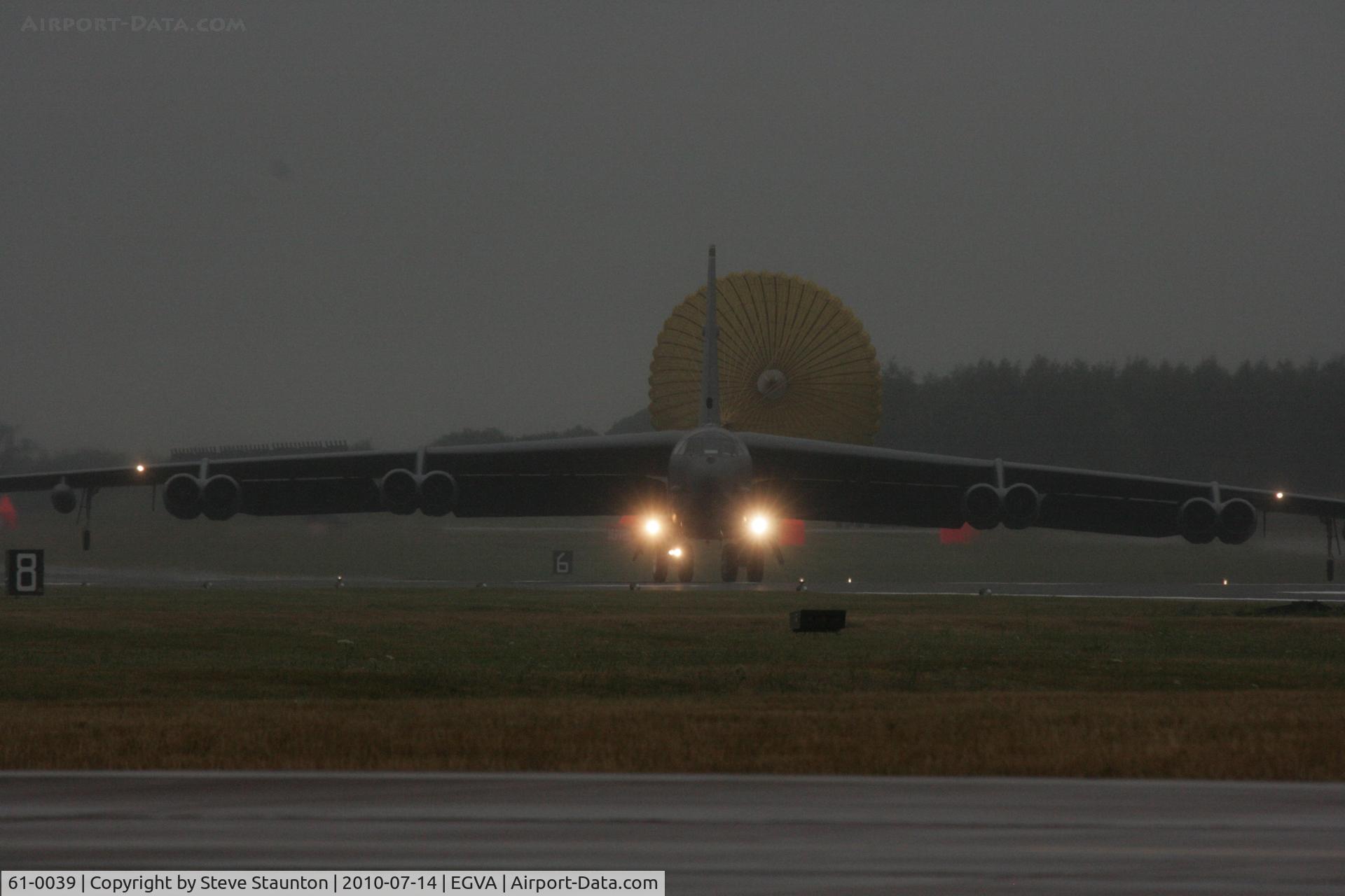 61-0039, 1961 Boeing B-52H Stratofortress C/N 464466, Taken at the Royal International Air Tattoo 2010