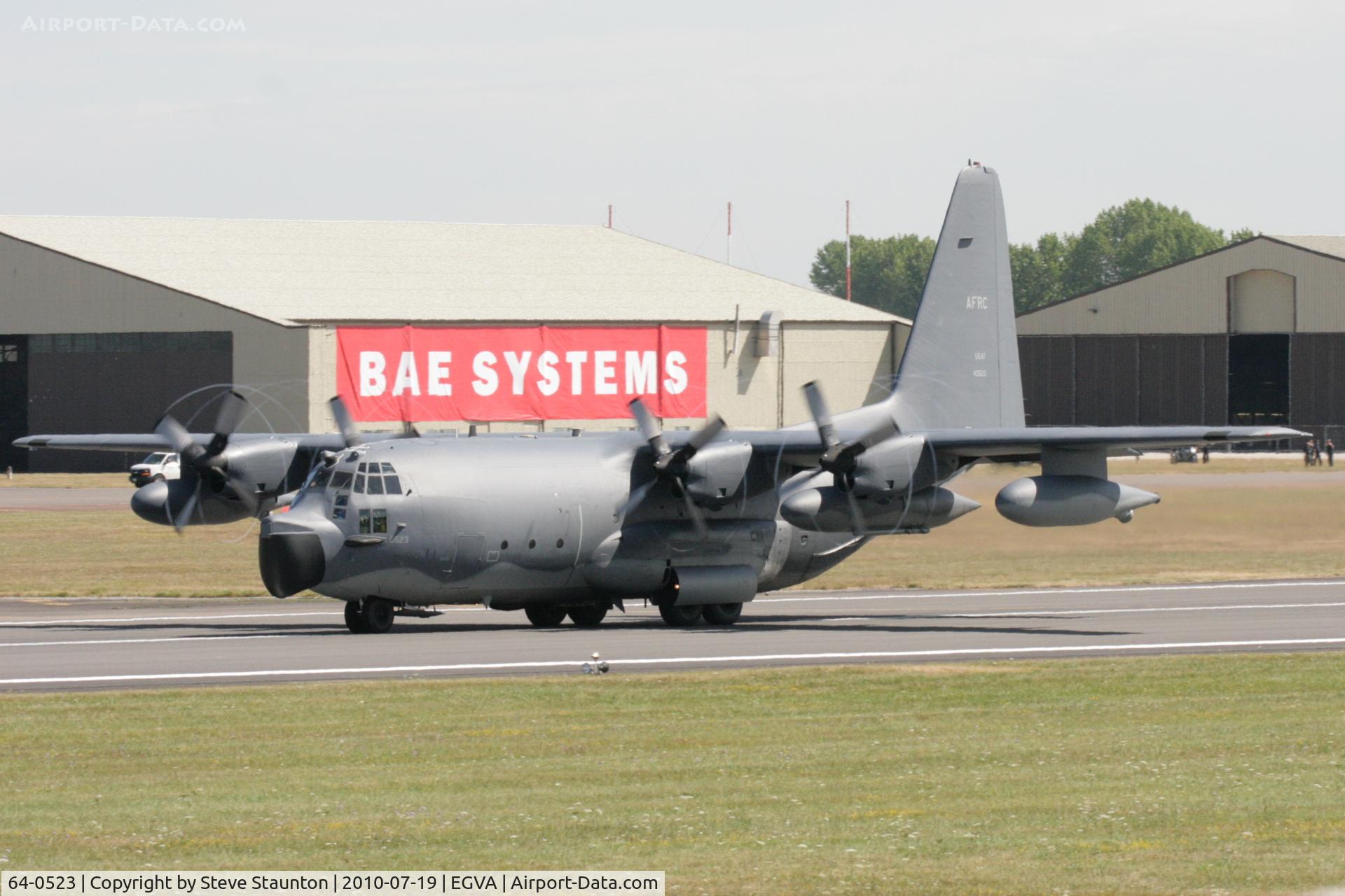 64-0523, 1964 Lockheed MC-130E Combat Talon I Hercules C/N 382-4007, Taken at the Royal International Air Tattoo 2010