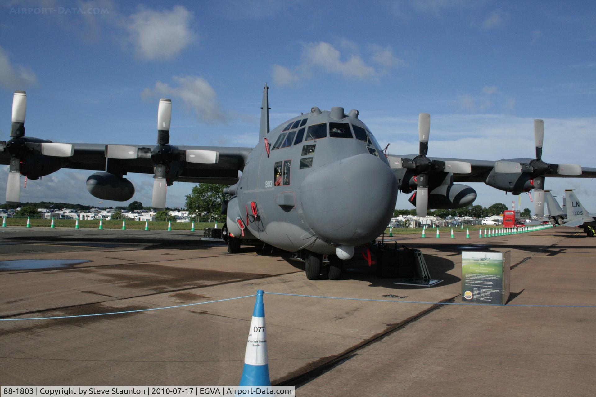 88-1803, 1988 Lockheed MC-130H Combat Talon II C/N 382-5173, Taken at the Royal International Air Tattoo 2010