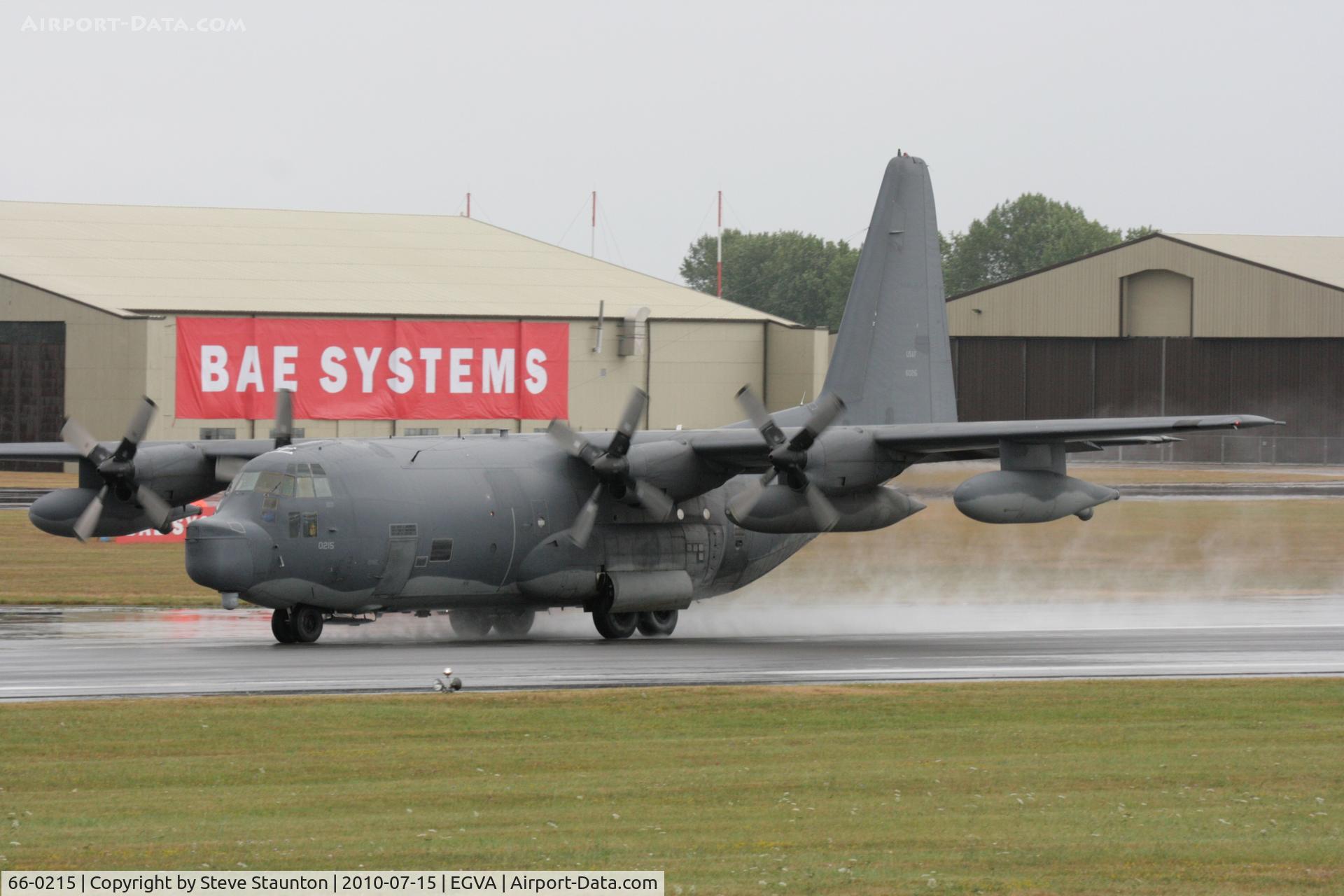66-0215, 1966 Lockheed MC-130P Combat Shadow C/N 382-4165, Taken at the Royal International Air Tattoo 2010