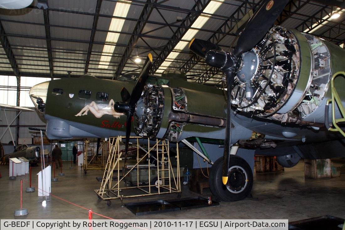 G-BEDF, 1944 Boeing B-17G Flying Fortress C/N 8693, Winter maintenance.