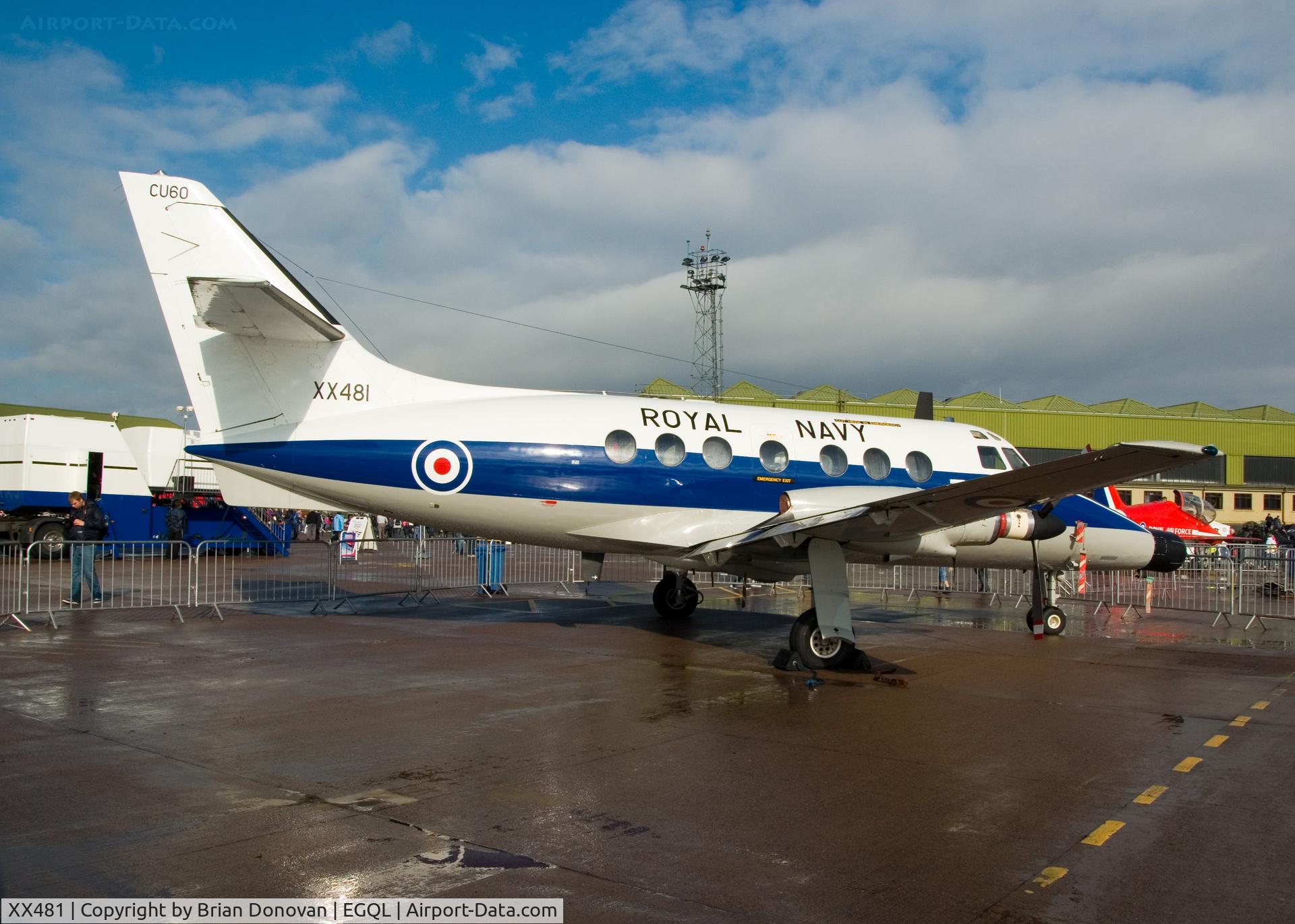 XX481, 1978 Scottish Aviation HP-137 Jetstream T.2 C/N 251, Royal Navy 
RAF Leuchars Airshow