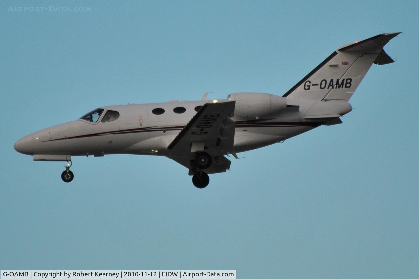 G-OAMB, 2007 Cessna 510 Citation Mustang Citation Mustang C/N 510-0050, Private on short finals