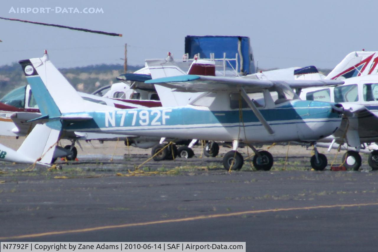 N7792F, 1966 Cessna 150F C/N 15063892, At Santa Fe Municipal Airport, Santa Fe, NM
