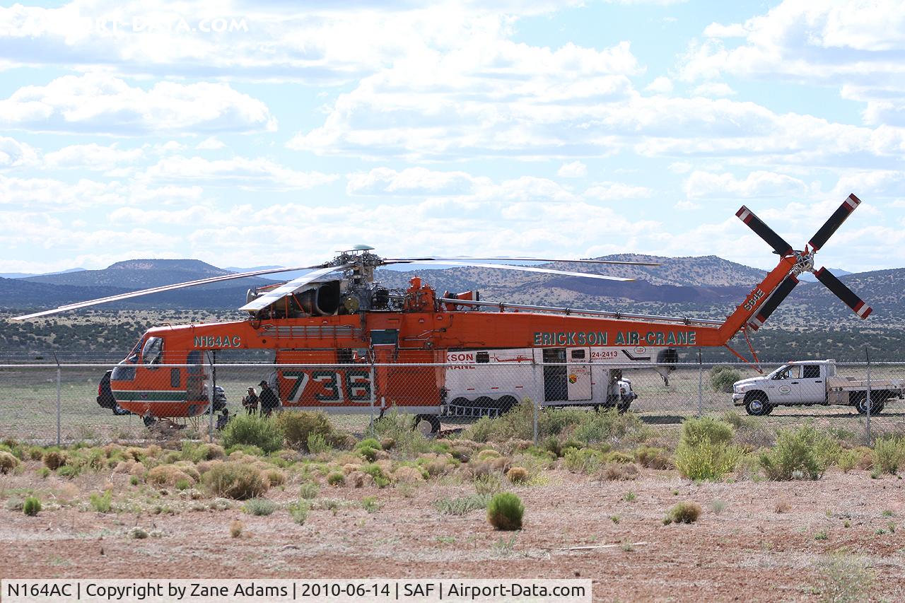 N164AC, 1968 Sikorsky S-64E C/N 64034D, At Santa Fe Municipal Airport, Santa Fe, NM
