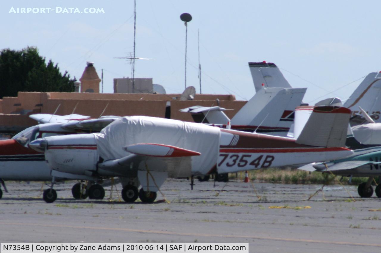 N7354B, 1954 Beech E35 C/N D-3817, At Santa Fe Municipal Airport, Santa Fe, NM