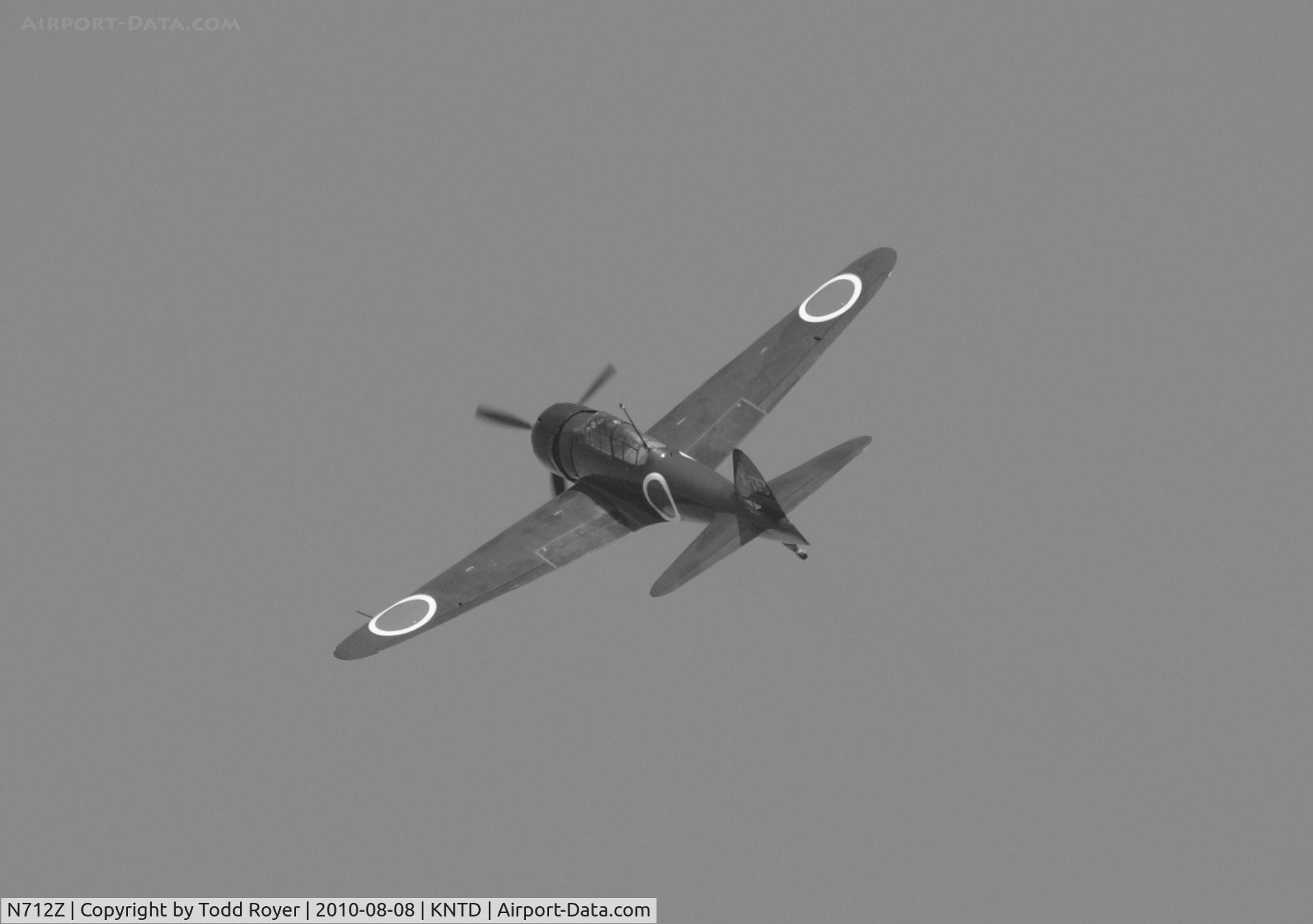 N712Z, 1942 Mitsubishi A6M3 Reisen (Zero) C/N 3869, Point Mugu Airshow 2010