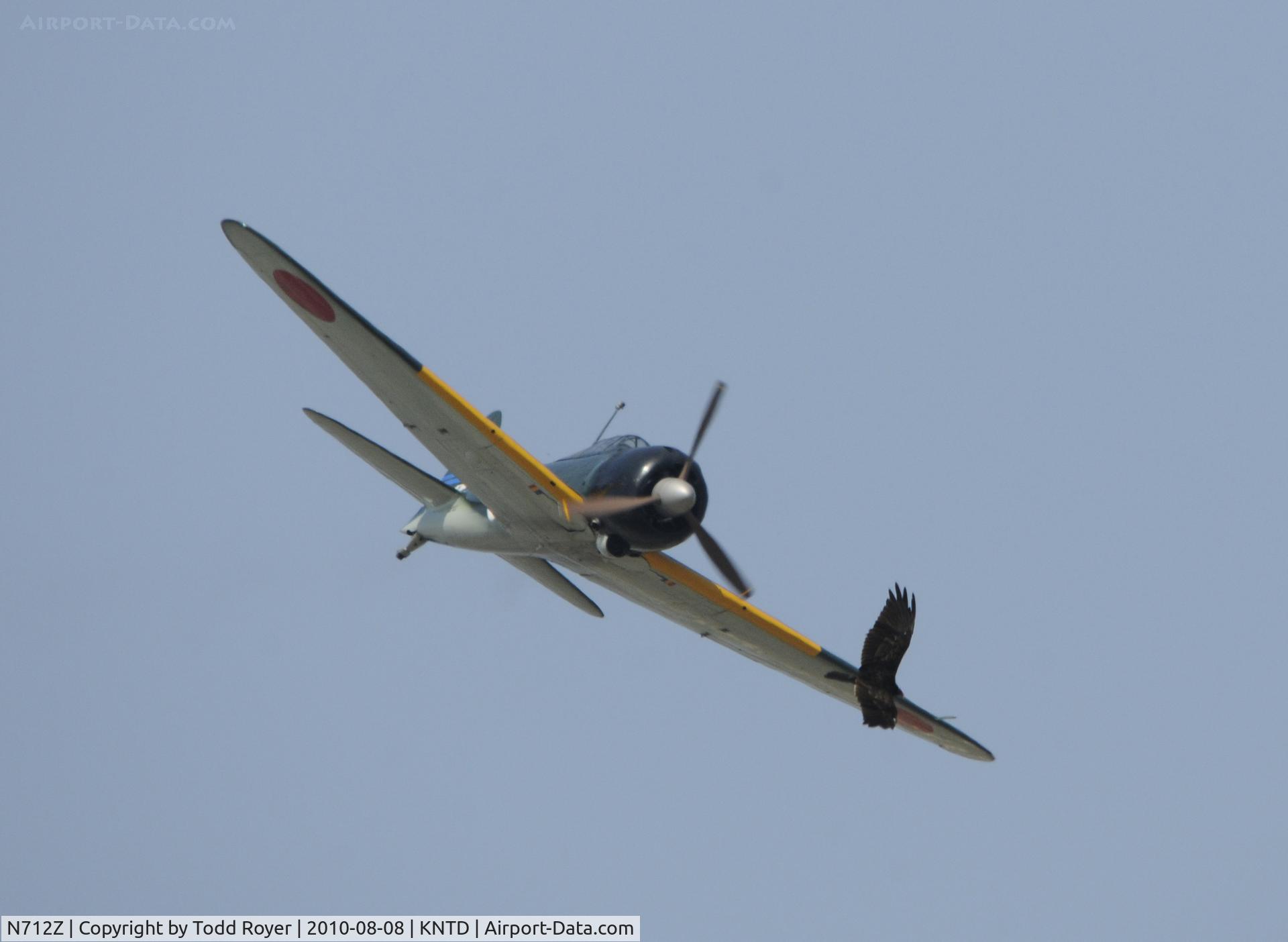 N712Z, 1942 Mitsubishi A6M3 Reisen (Zero) C/N 3869, Point Mugu Airshow 2010