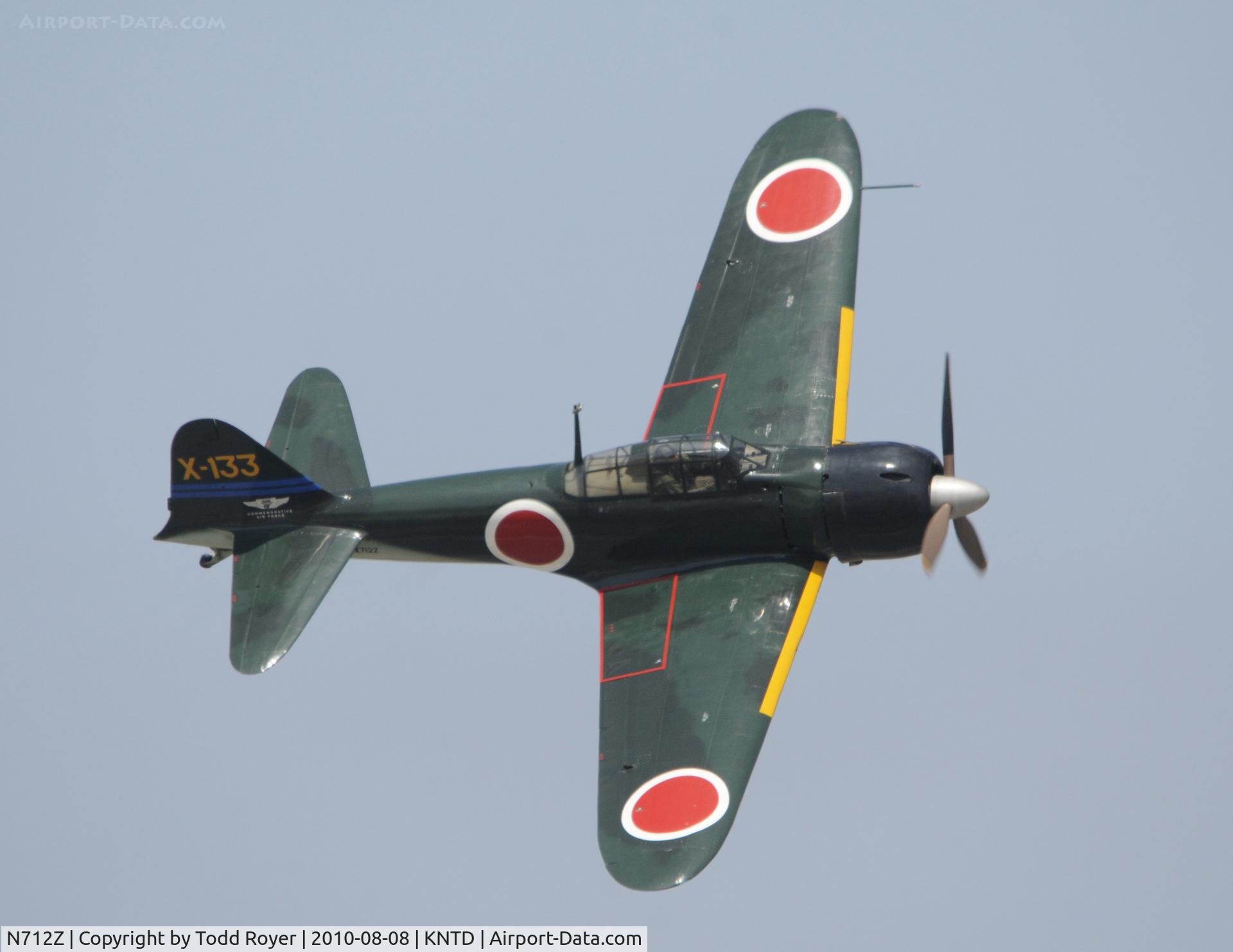 N712Z, 1942 Mitsubishi A6M3 Reisen (Zero) C/N 3869, Point Mugu Airshow 2010