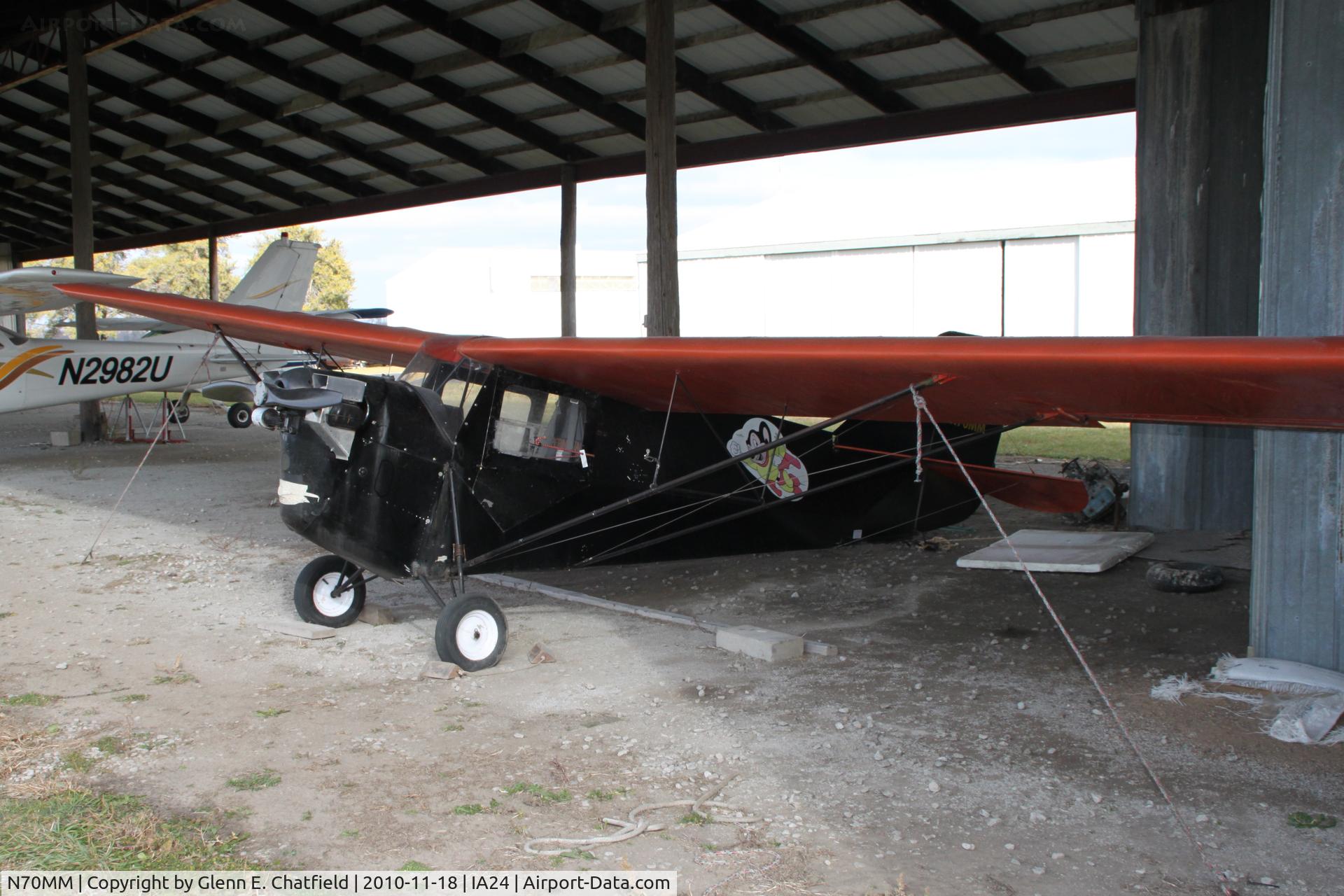 N70MM, 1984 Jason Aircraft Corp VCA-3 C/N 1, In the hangar for the season