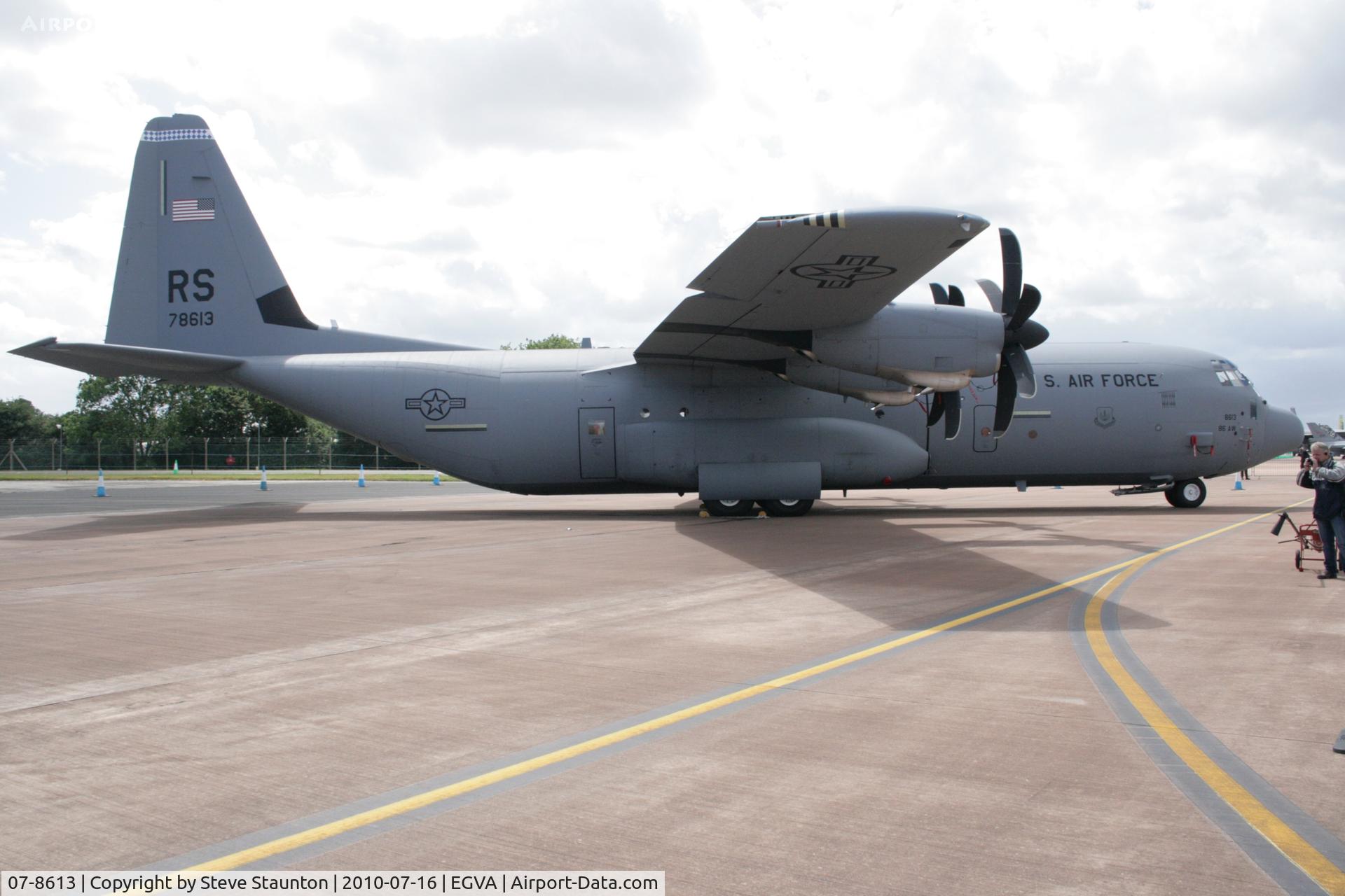 07-8613, 2004 Lockheed Martin C-130J-30 Super Hercules C/N 382-5624, Taken at the Royal International Air Tattoo 2010