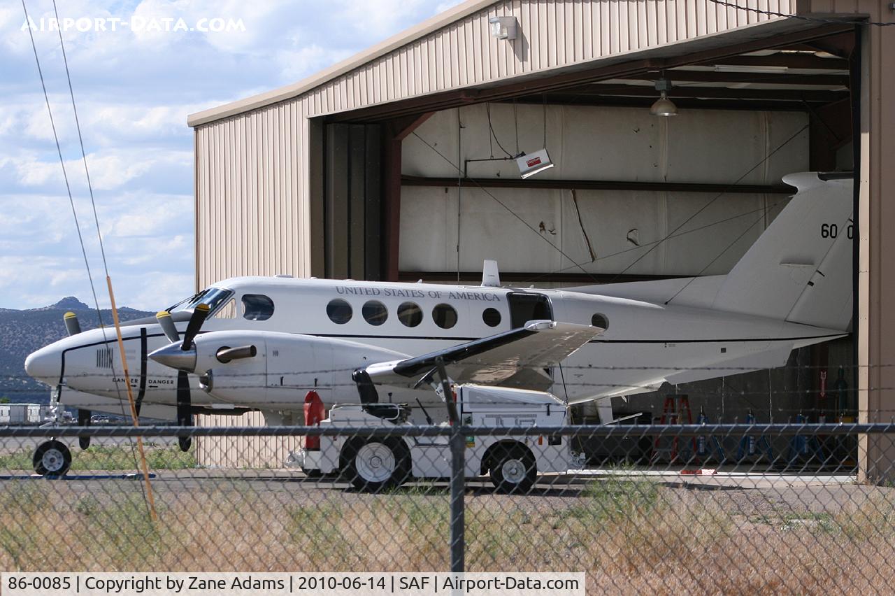 86-0085, 1986 Beechcraft C-12F Huron C/N BP-65, At the Santa Fe Municipal Airport - Santa Fe, NM