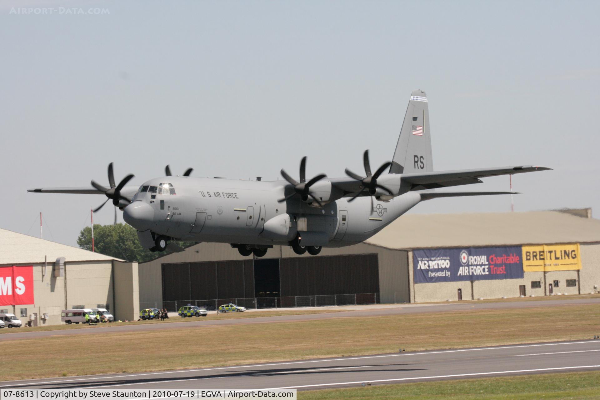 07-8613, 2004 Lockheed Martin C-130J-30 Super Hercules C/N 382-5624, Taken at the Royal International Air Tattoo 2010