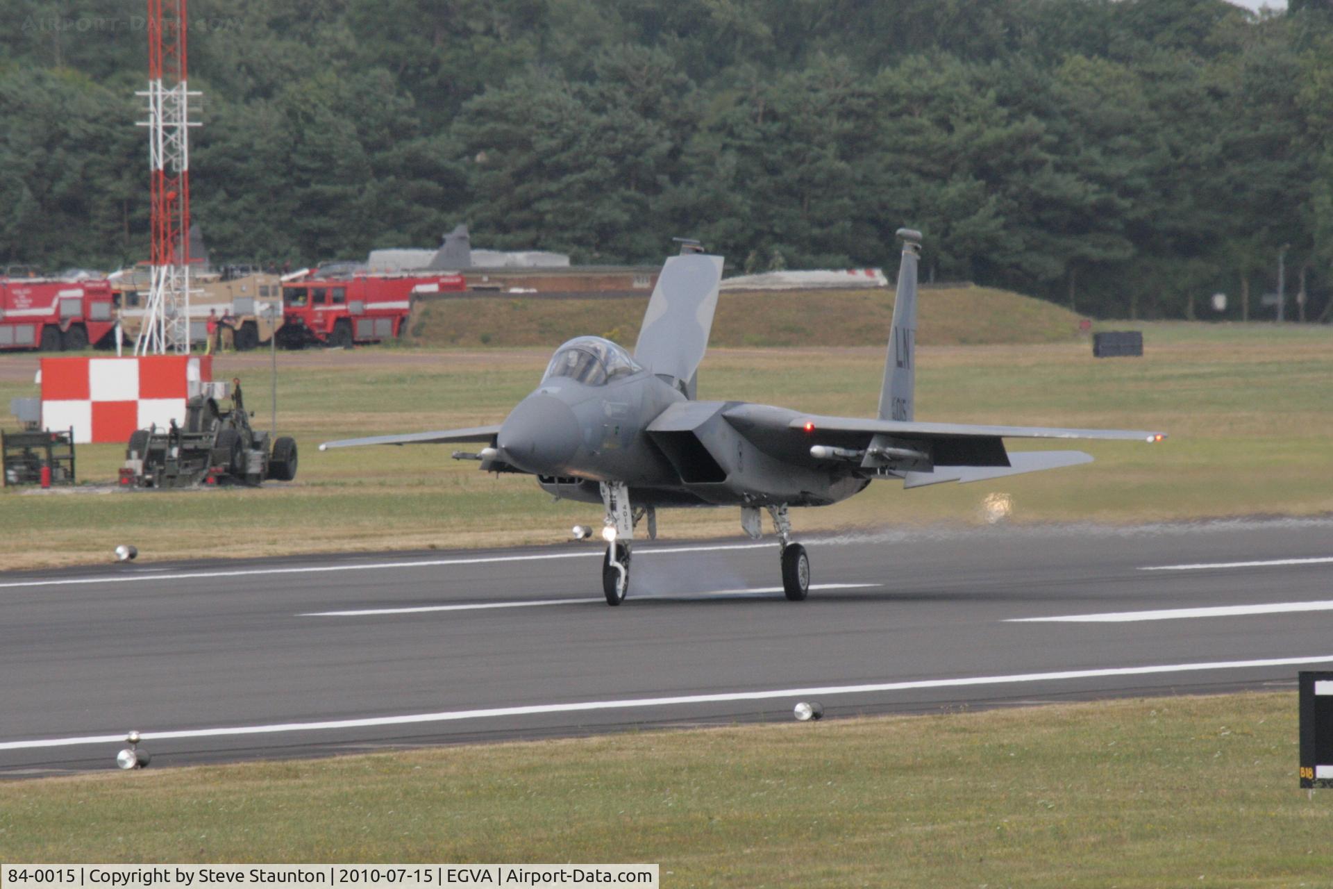 84-0015, 1984 McDonnell Douglas F-15C Eagle C/N 0925/C318, Taken at the Royal International Air Tattoo 2010