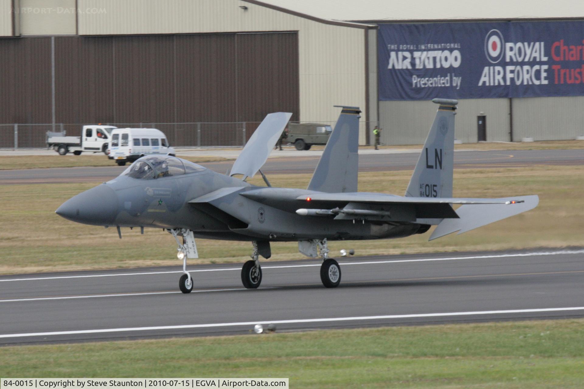 84-0015, 1984 McDonnell Douglas F-15C Eagle C/N 0925/C318, Taken at the Royal International Air Tattoo 2010