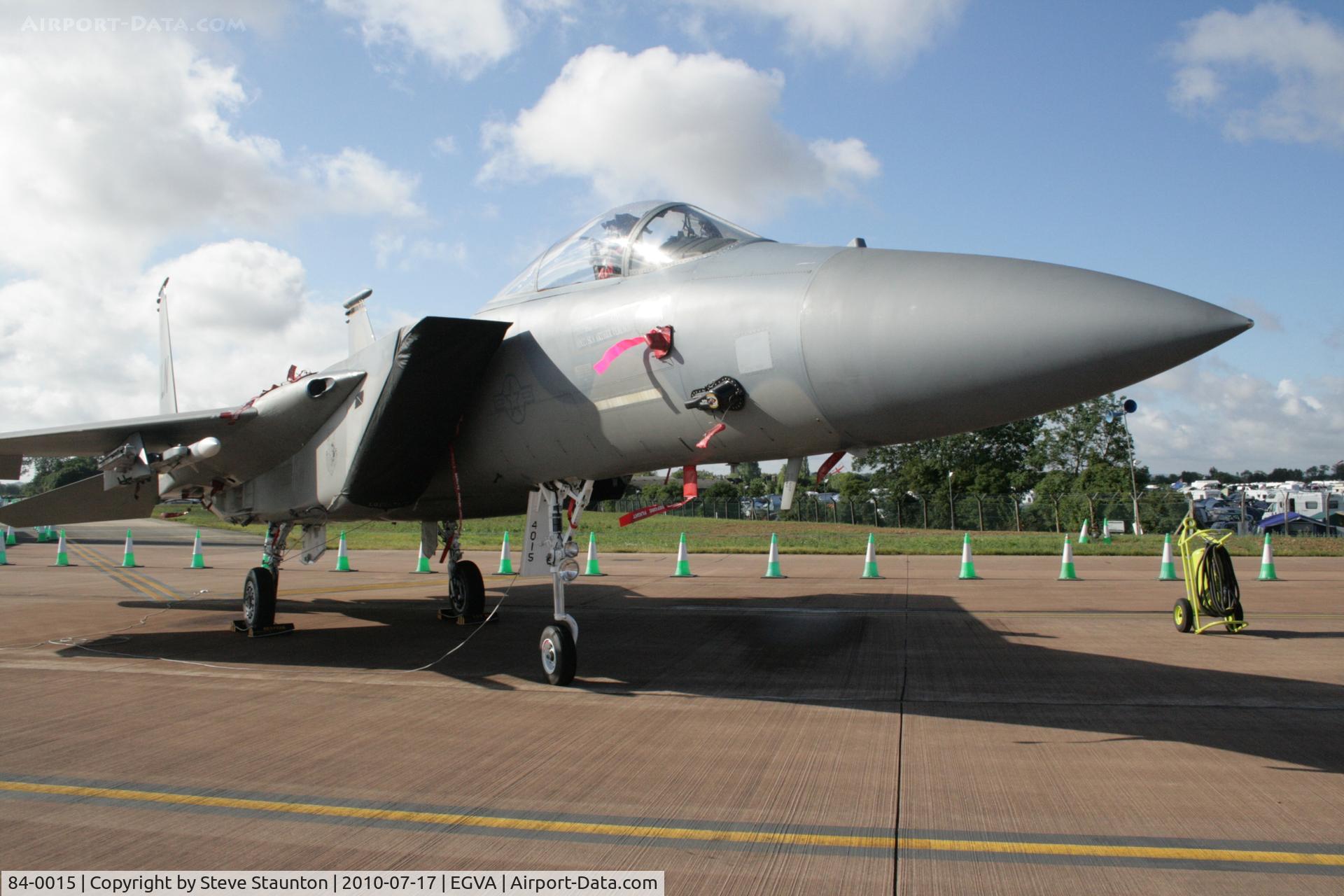 84-0015, 1984 McDonnell Douglas F-15C Eagle C/N 0925/C318, Taken at the Royal International Air Tattoo 2010