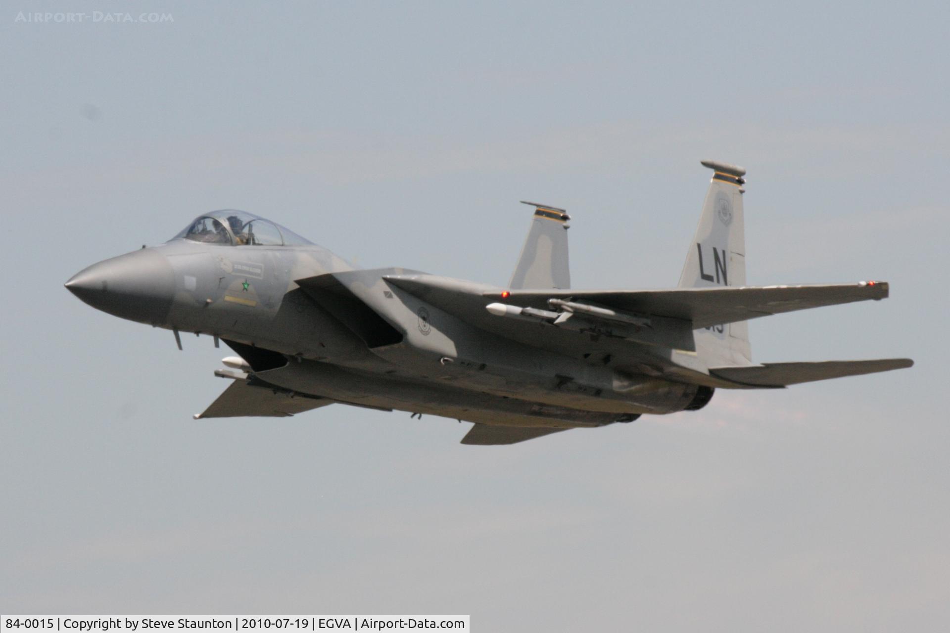 84-0015, 1984 McDonnell Douglas F-15C Eagle C/N 0925/C318, Taken at the Royal International Air Tattoo 2010