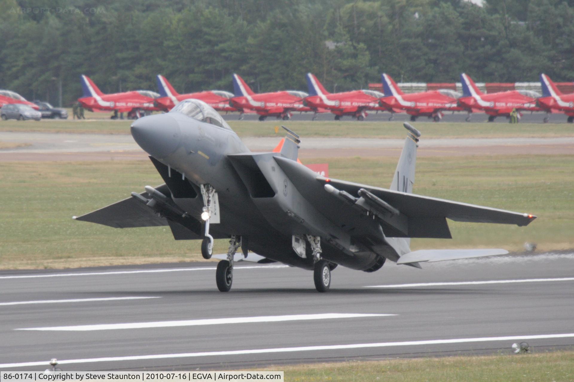 86-0174, 1986 McDonnell Douglas F-15C Eagle C/N 1024/C402, Taken at the Royal International Air Tattoo 2010