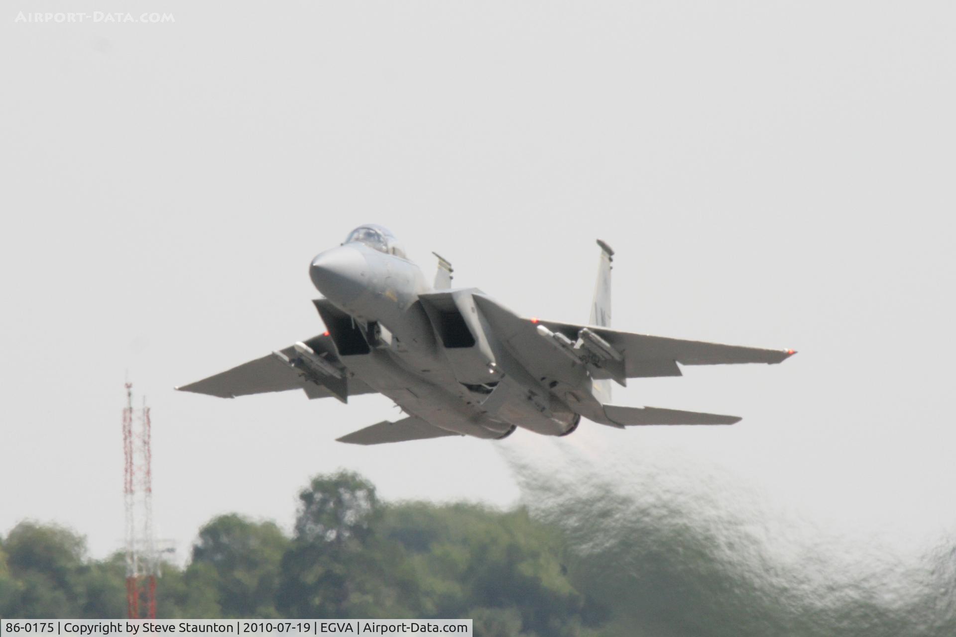 86-0175, 1986 McDonnell Douglas F-15C Eagle C/N 1025/C403, Taken at the Royal International Air Tattoo 2010