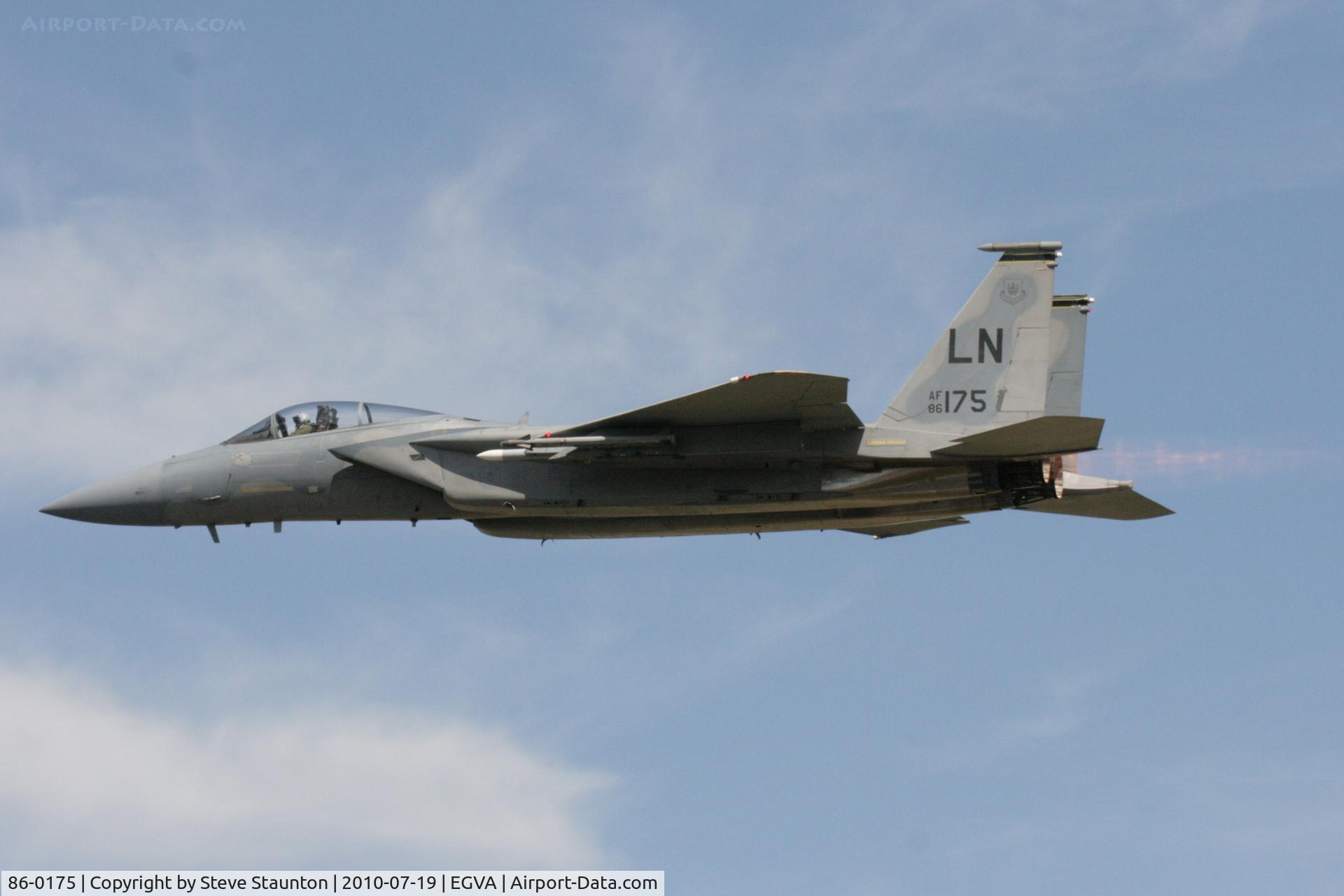 86-0175, 1986 McDonnell Douglas F-15C Eagle C/N 1025/C403, Taken at the Royal International Air Tattoo 2010