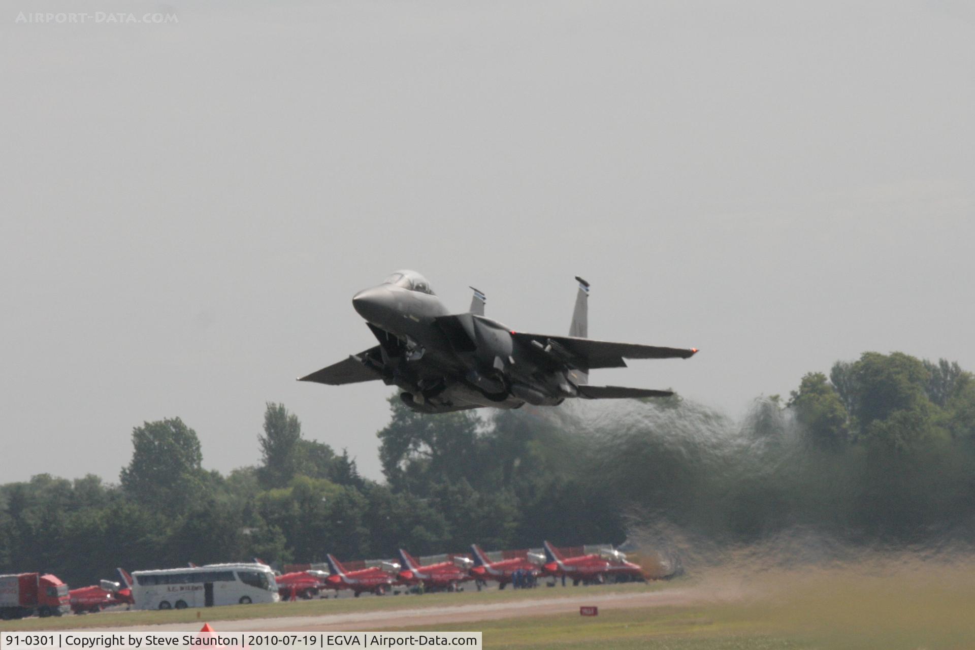 91-0301, 1991 McDonnell Douglas F-15E Strike Eagle C/N 1208/E166, Taken at the Royal International Air Tattoo 2010