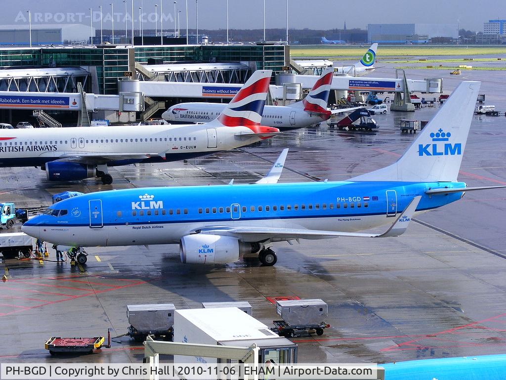 PH-BGD, 2008 Boeing 737-7K2 C/N 30366, KLM Royal Dutch Airlines