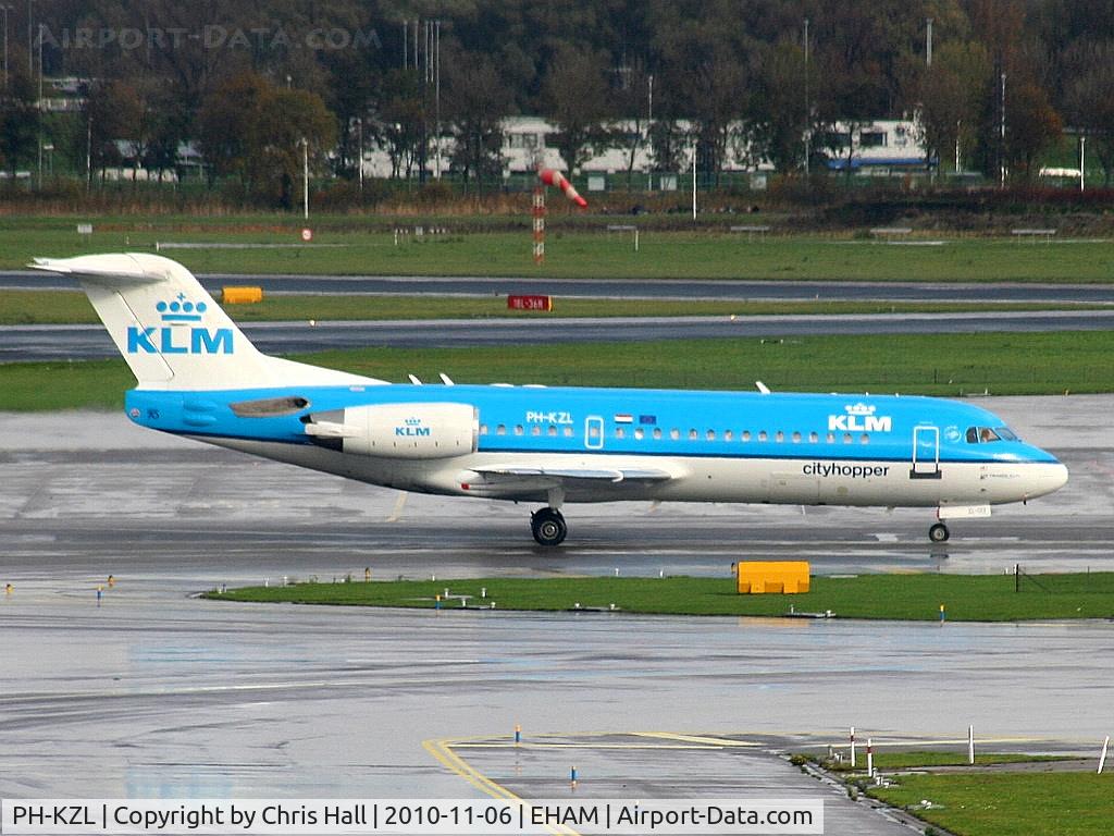 PH-KZL, 1995 Fokker 70 (F-28-0070) C/N 11536, KLM Cityhopper
