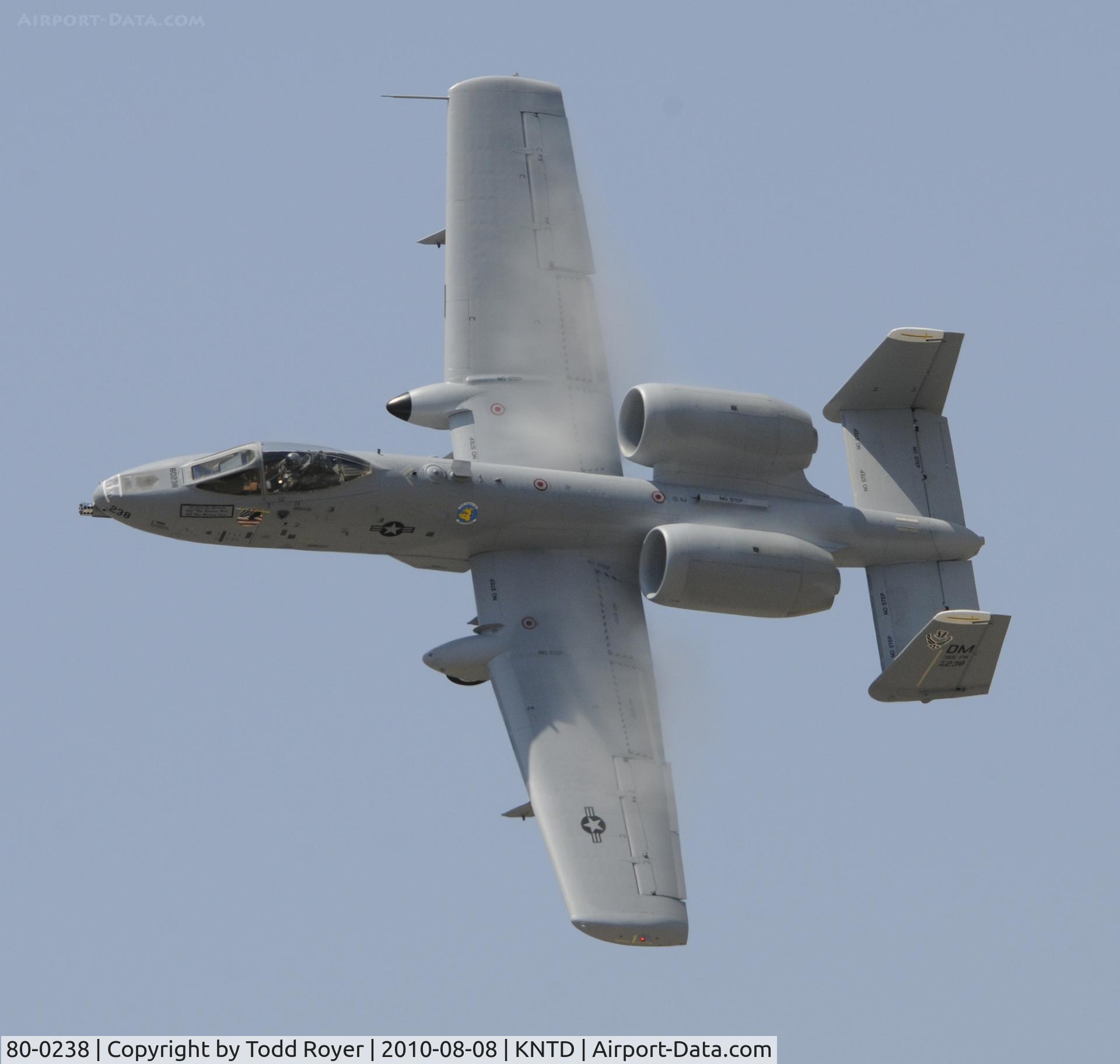 80-0238, 1980 Fairchild Republic A-10C Thunderbolt II C/N A10-0588, Point Mugu Airshow 2010