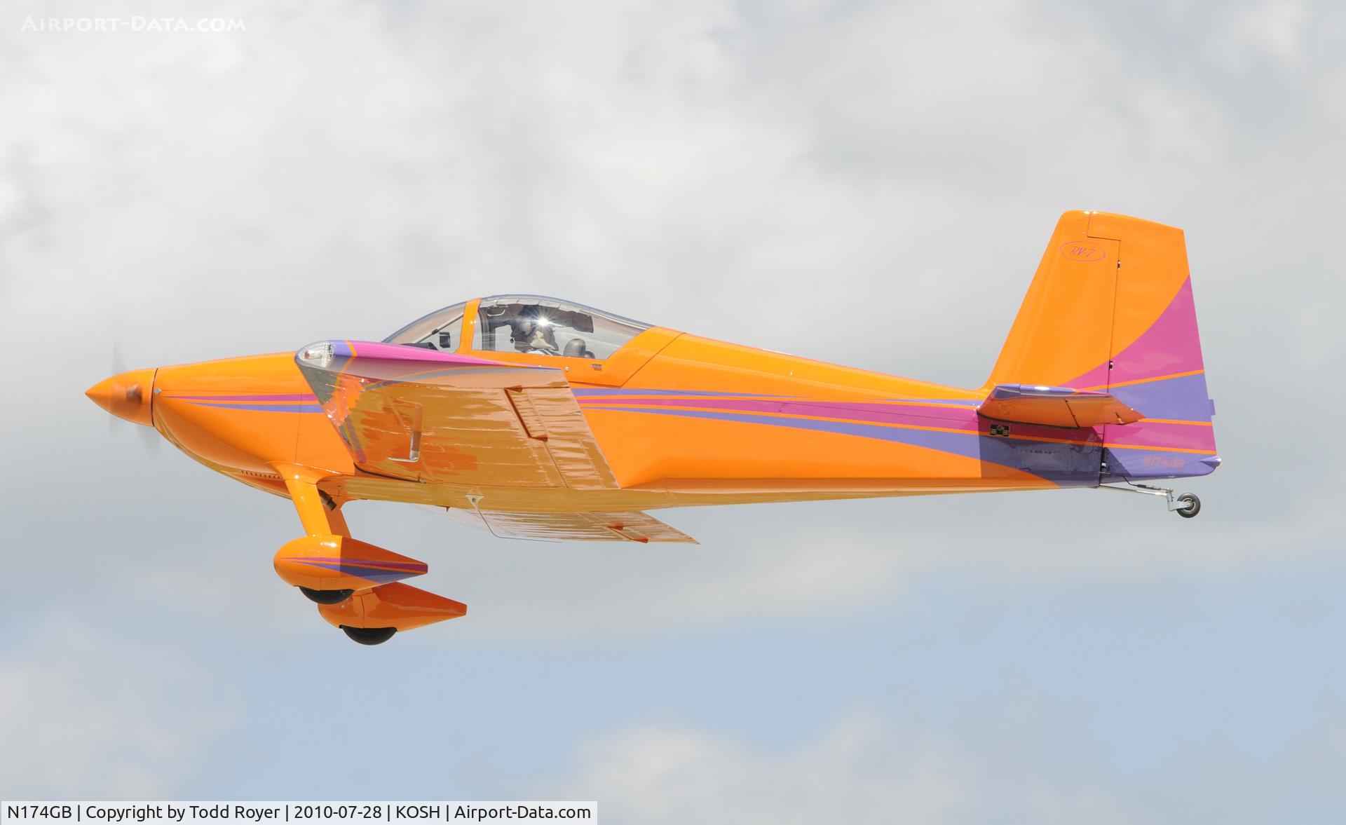 N174GB, Vans RV-7 C/N 72504, EAA Airventure 2010