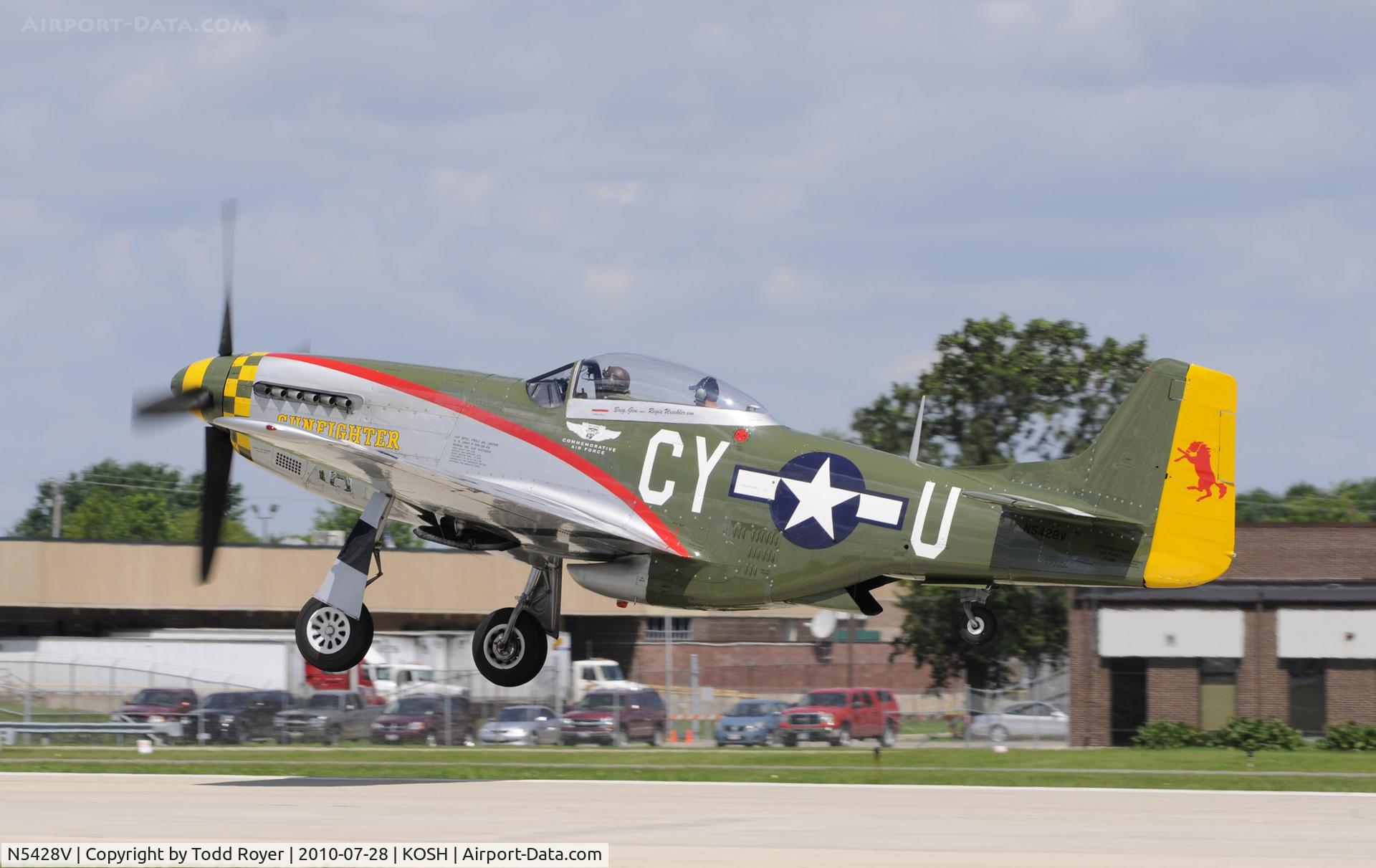 N5428V, 1944 North American P-51D Mustang C/N 122-39723, EAA Airventure 2010