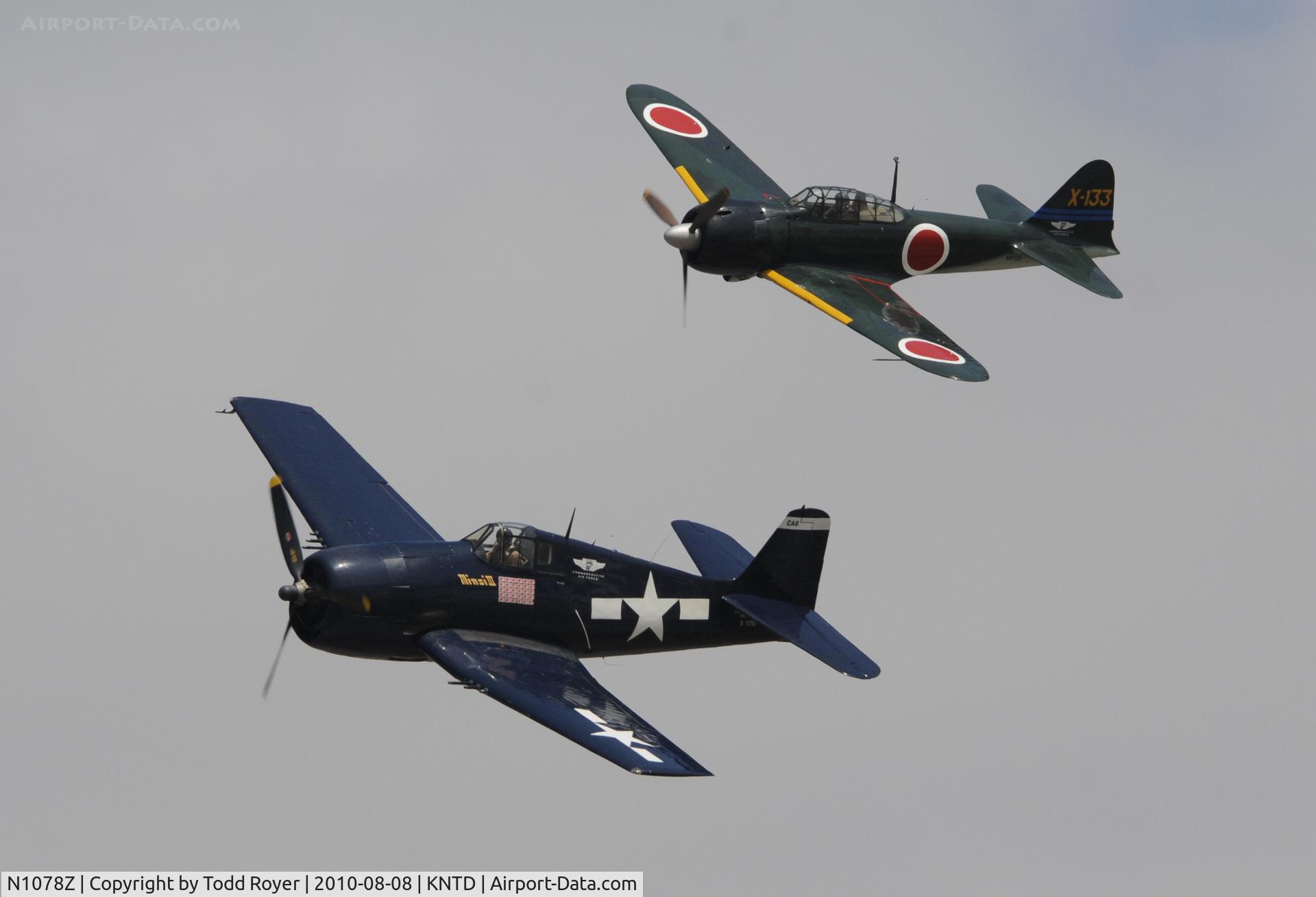 N1078Z, 1963 Grumman F6F-5 Hellcat C/N 27354801-66, Point Mugu Airshow 2010