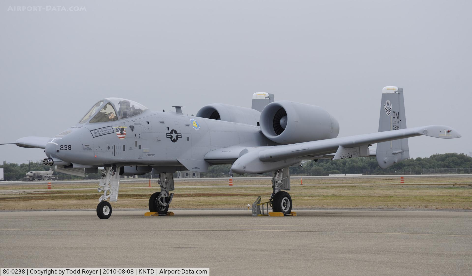 80-0238, 1980 Fairchild Republic A-10C Thunderbolt II C/N A10-0588, Point Mugu Airshow 2010