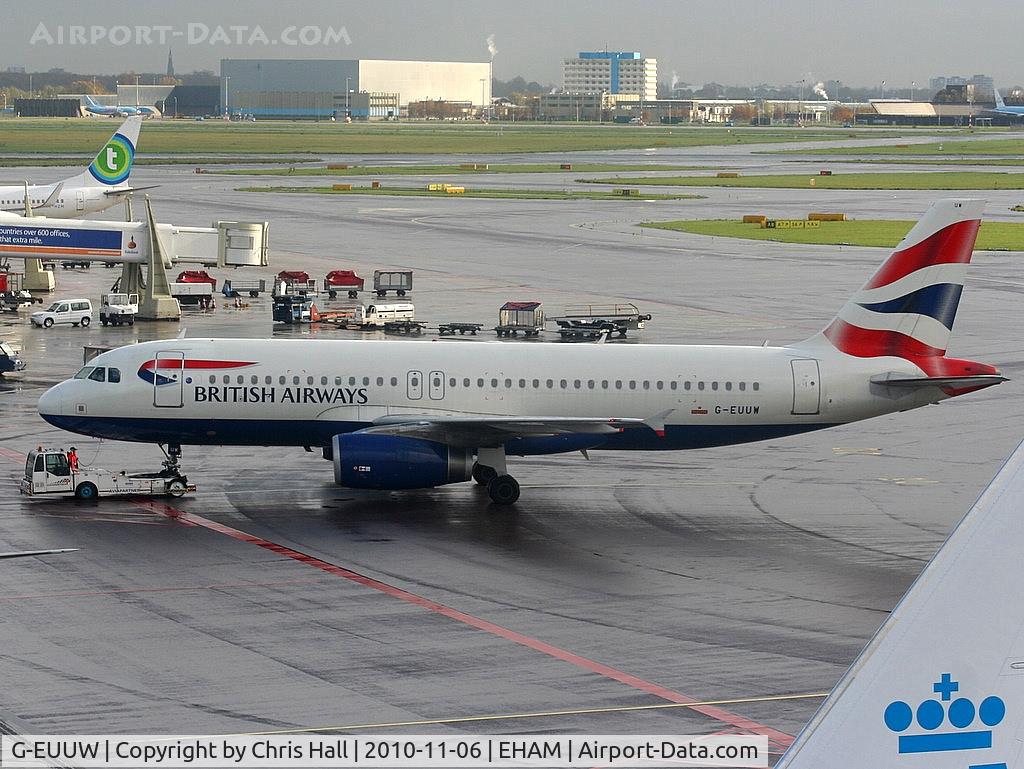 G-EUUW, 2008 Airbus A320-232 C/N 3499, British Airways
