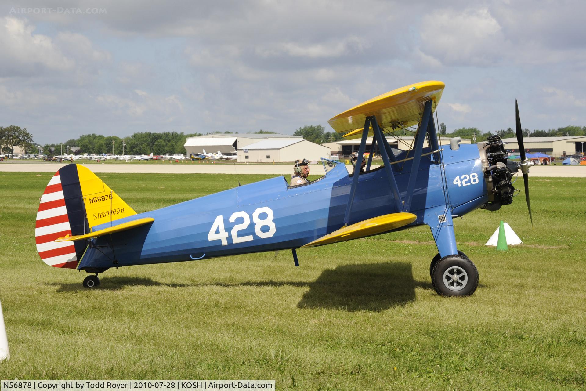 N56878, 1943 Boeing A75N1(PT17) C/N 75-1712, EAA Airventure 2010