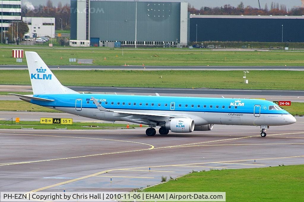 PH-EZN, 2010 Embraer 190LR (ERJ-190-100LR) C/N 19000342, KLM Cityhopper