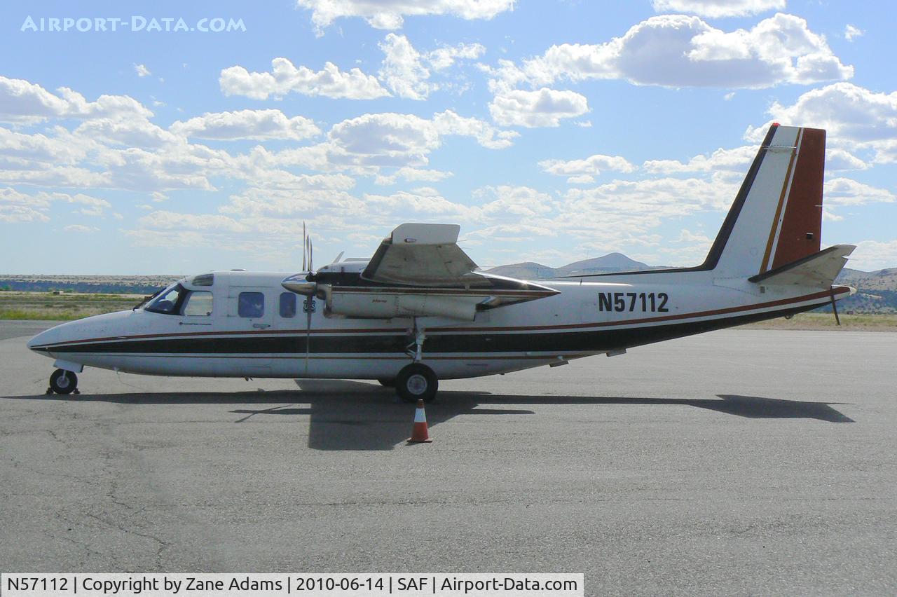 N57112, 1975 Rockwell International 690A Turbo Commander C/N 11263, At Santa Fe Municipal Airport - Santa Fe, NM